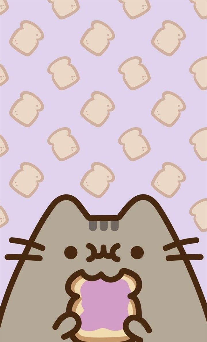 Toast pusheen. Pusheen cute, Pusheen cat, Kawaii wallpaper