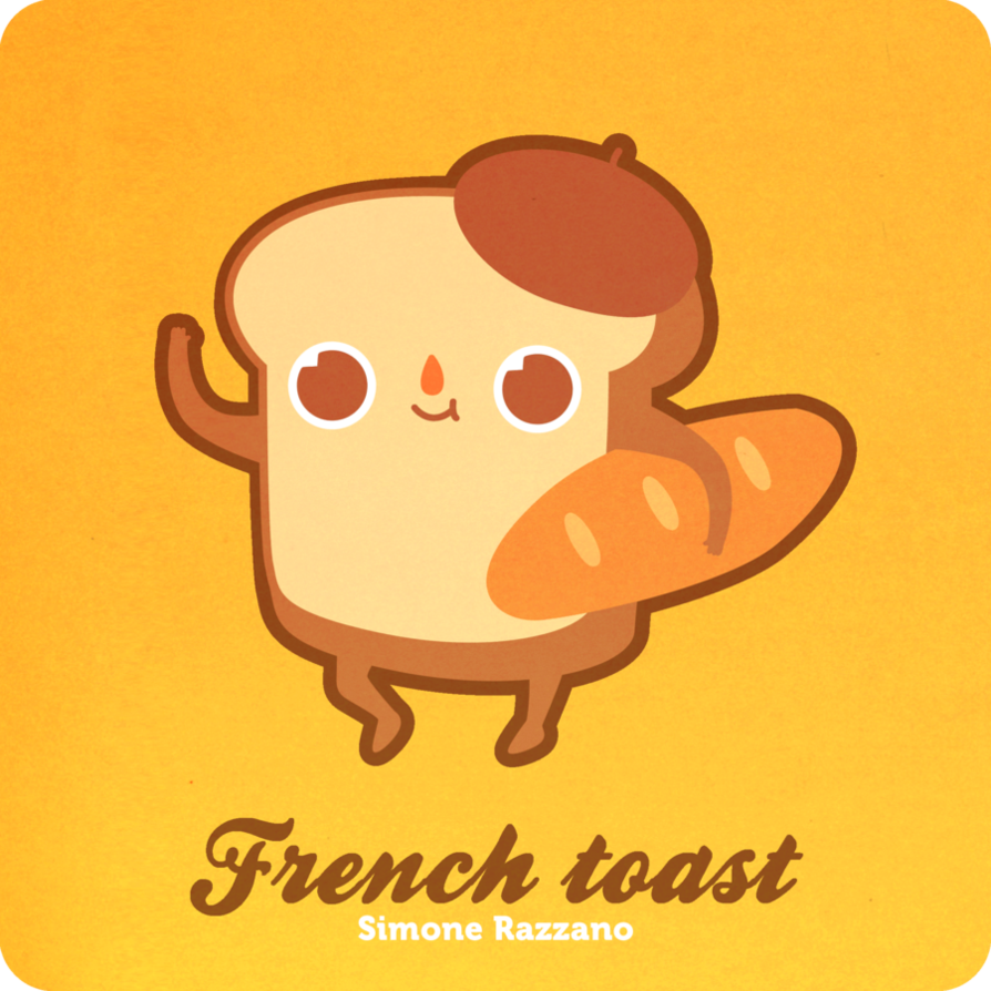 cute french toast drawing