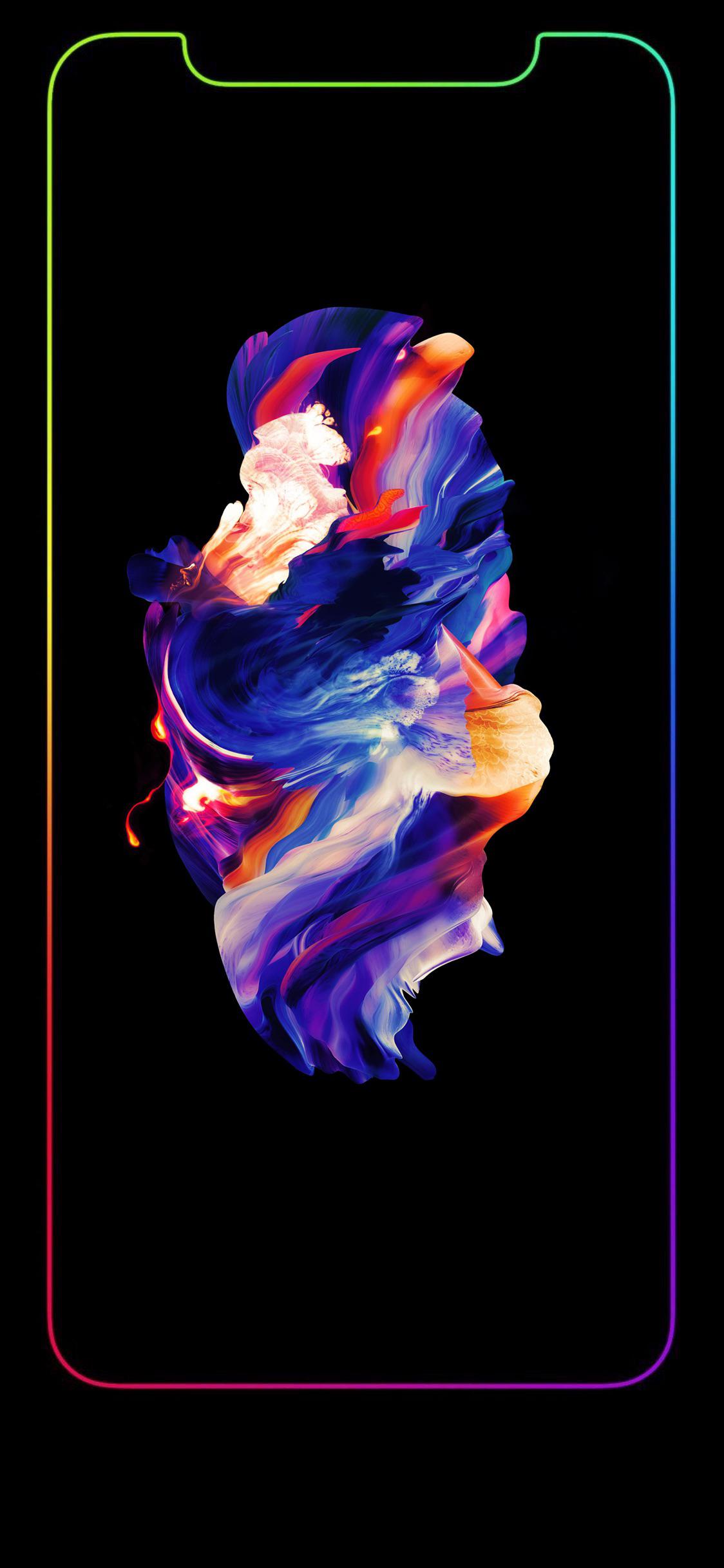 Put a frame on an oled wallpaper