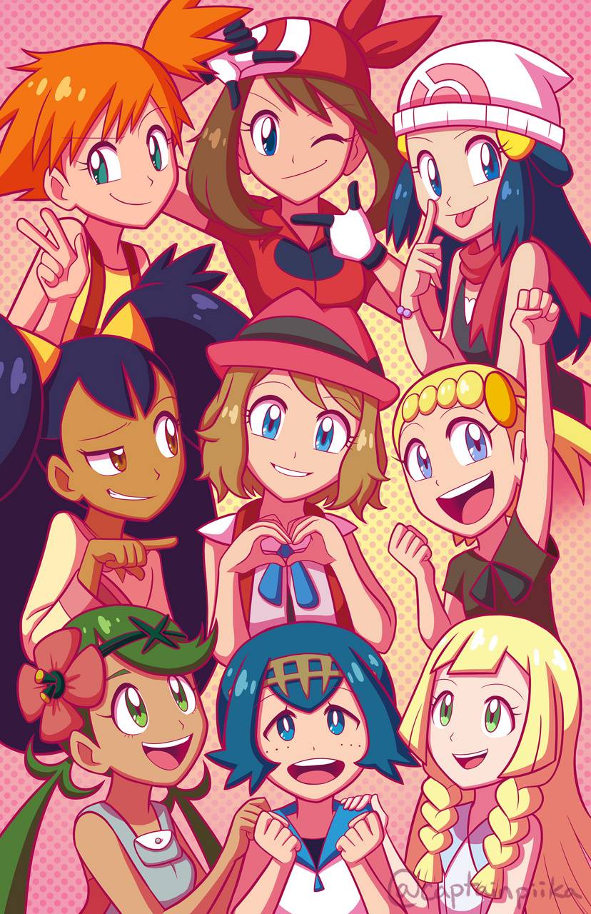 Anime Pokegirls wallpaper