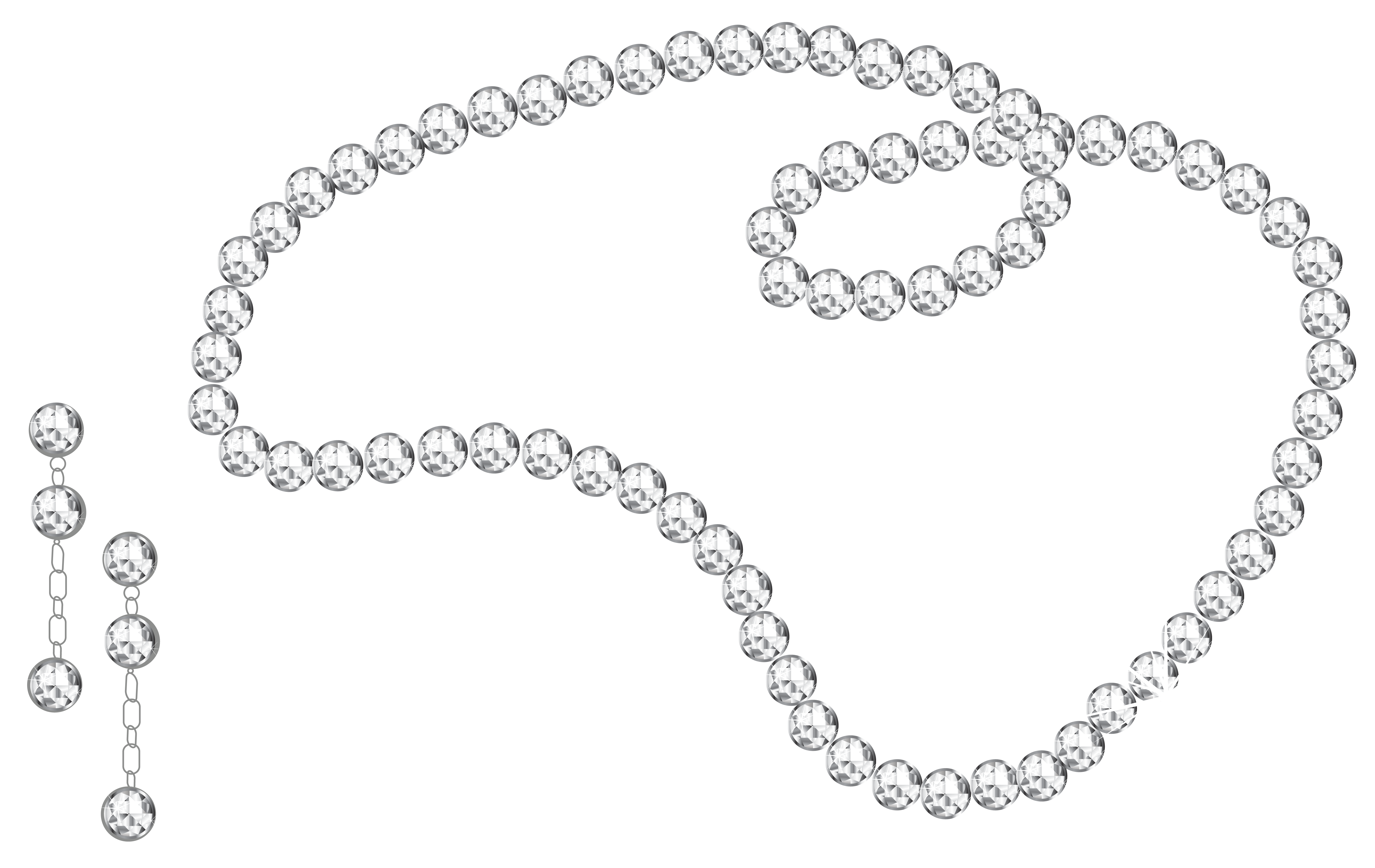 Diamond Necklace And Earrings PNG Clipart Picture Quality Image And Transparent PNG Free Clipart