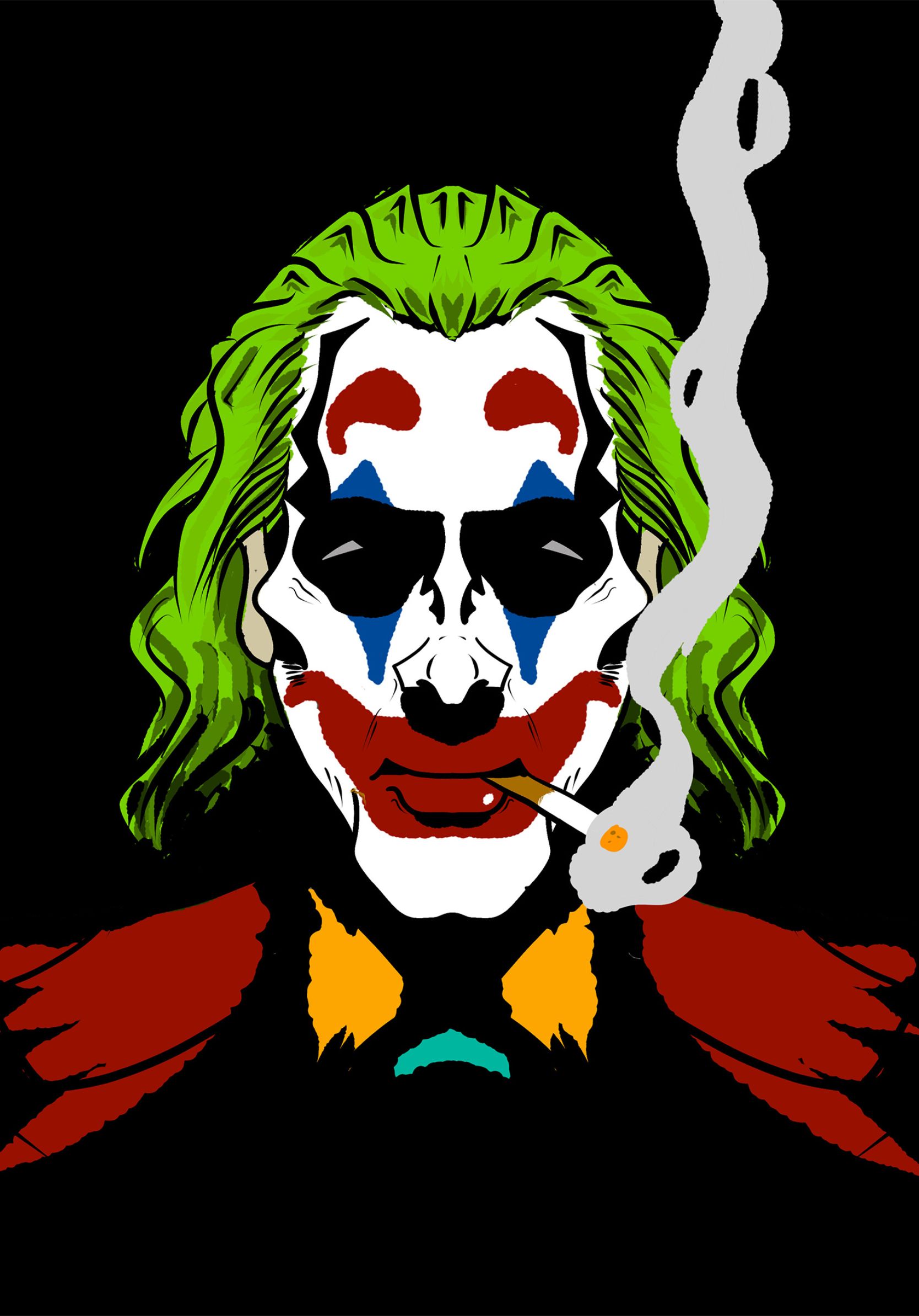 Joker Smoking 1668x2388 Resolution Wallpaper, HD Minimalist 4K Wallpaper, Image, Photo and Background