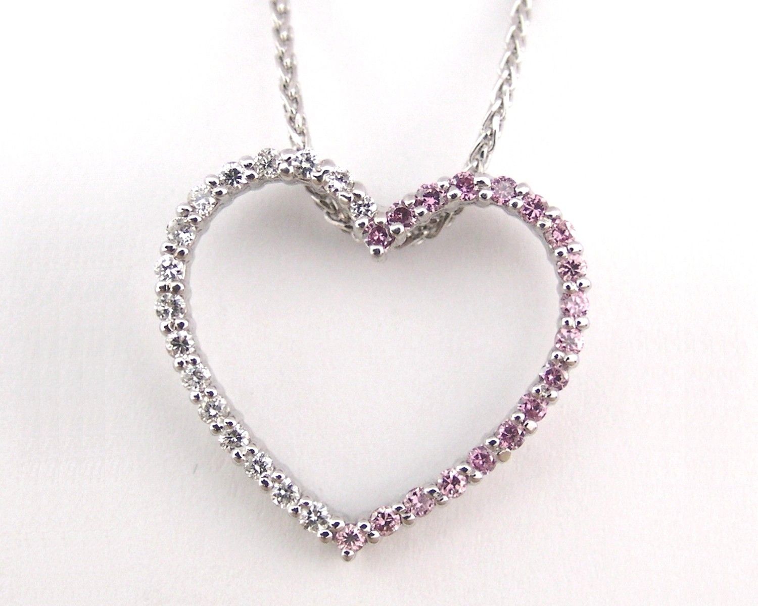 Colors of LOVE Diamond Pendant (Pink)