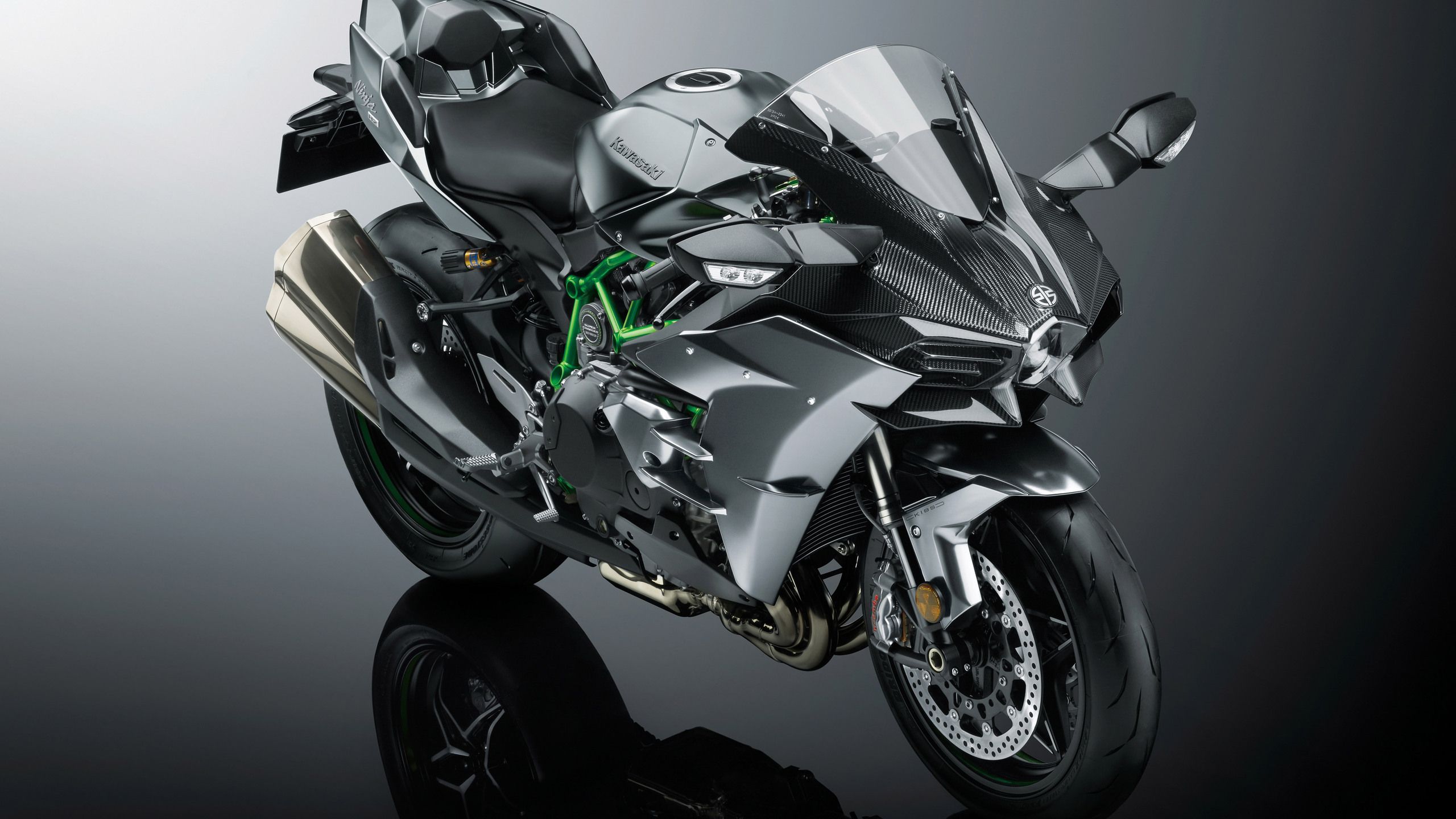 Kawasaki Ninja H2 1440P Resolution HD 4k Wallpaper, Image, Background, Photo and Picture