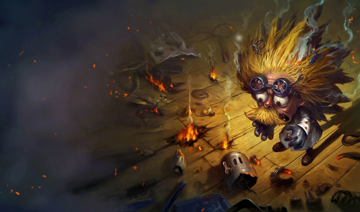 Blast Zone Heimerdinger Skin of Legends Wallpaper