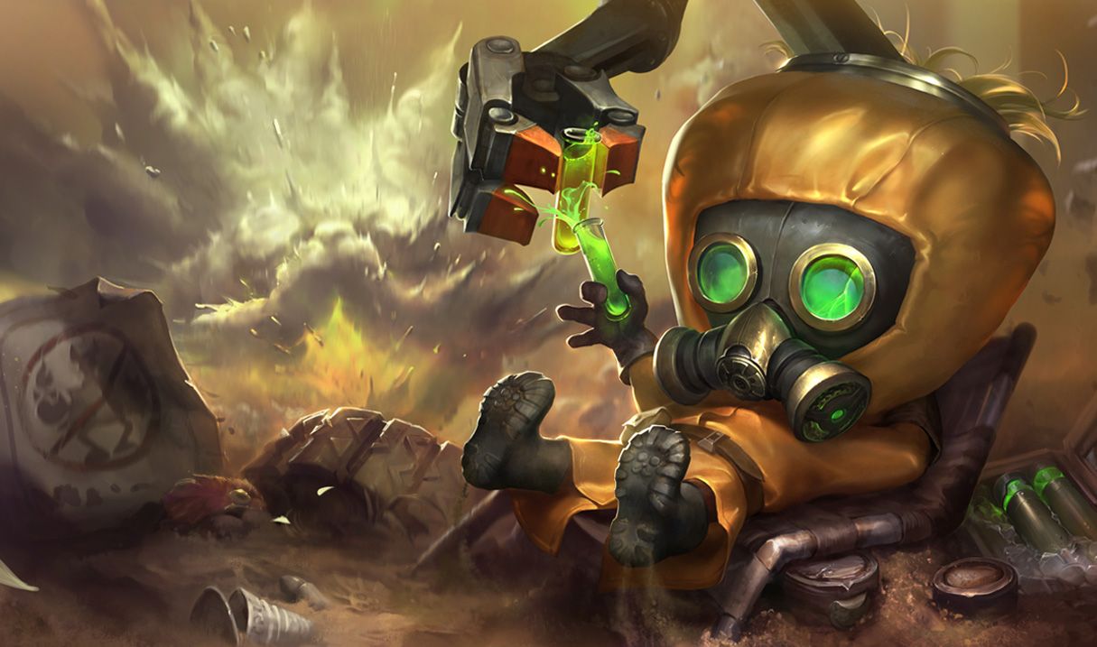 Hazmat Heimerdinger Skin of Legends Wallpaper