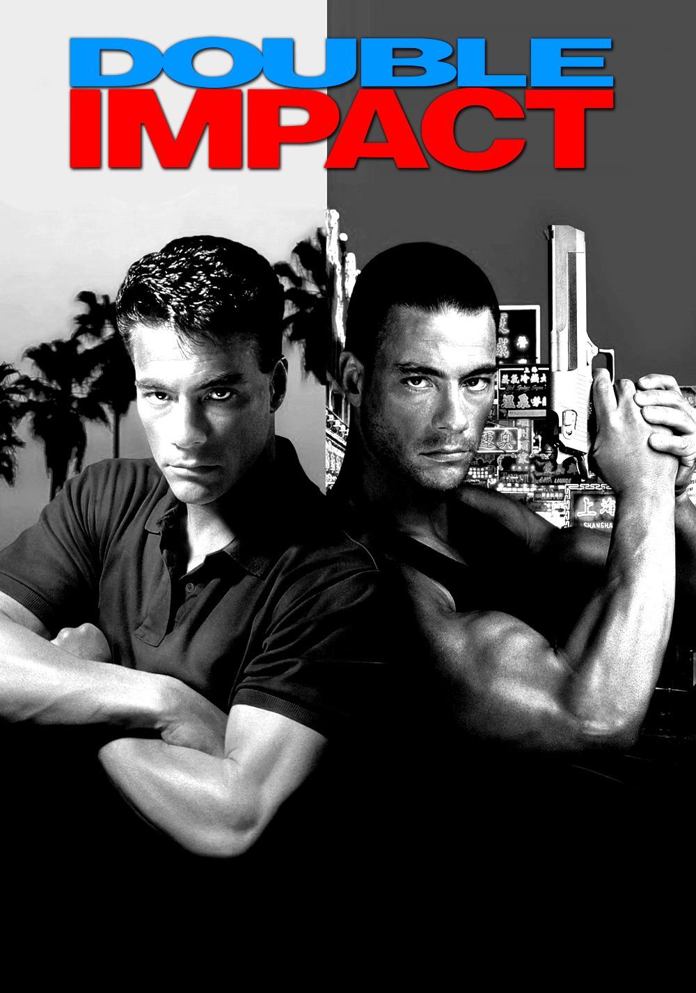 Double Impact. Jcvd movies, Best movie posters, Jean claude van damme