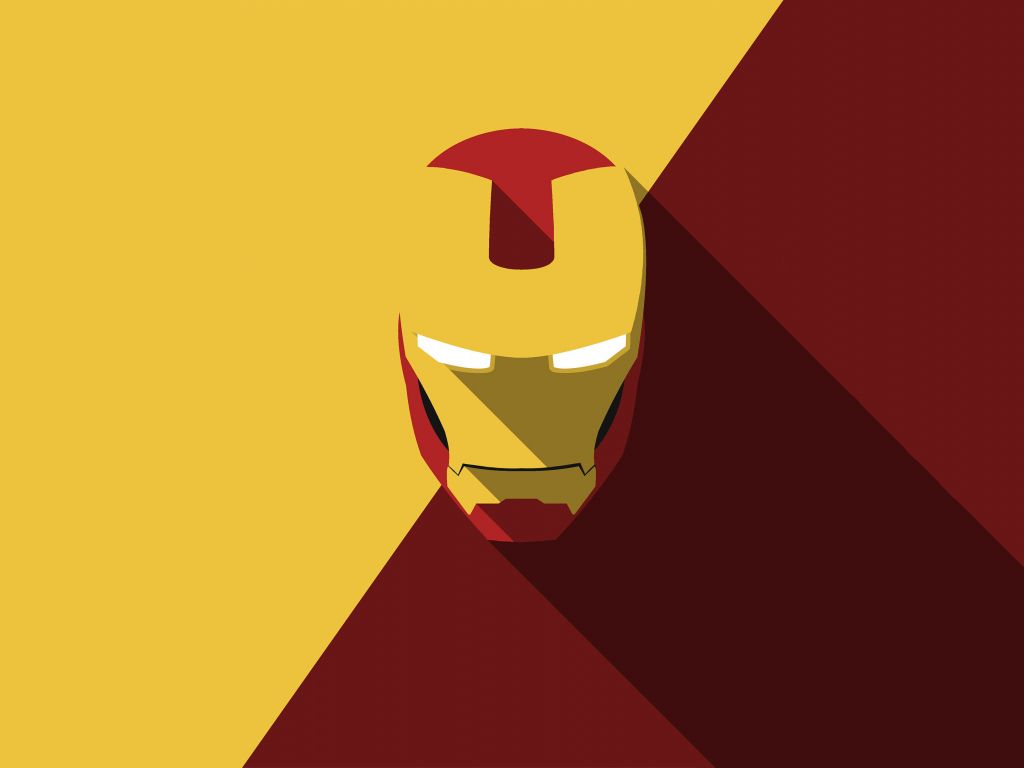 Desktop Wallpaper Iron Man, Helmet, Minimal, HD Image, Picture, Background, 0d3b43