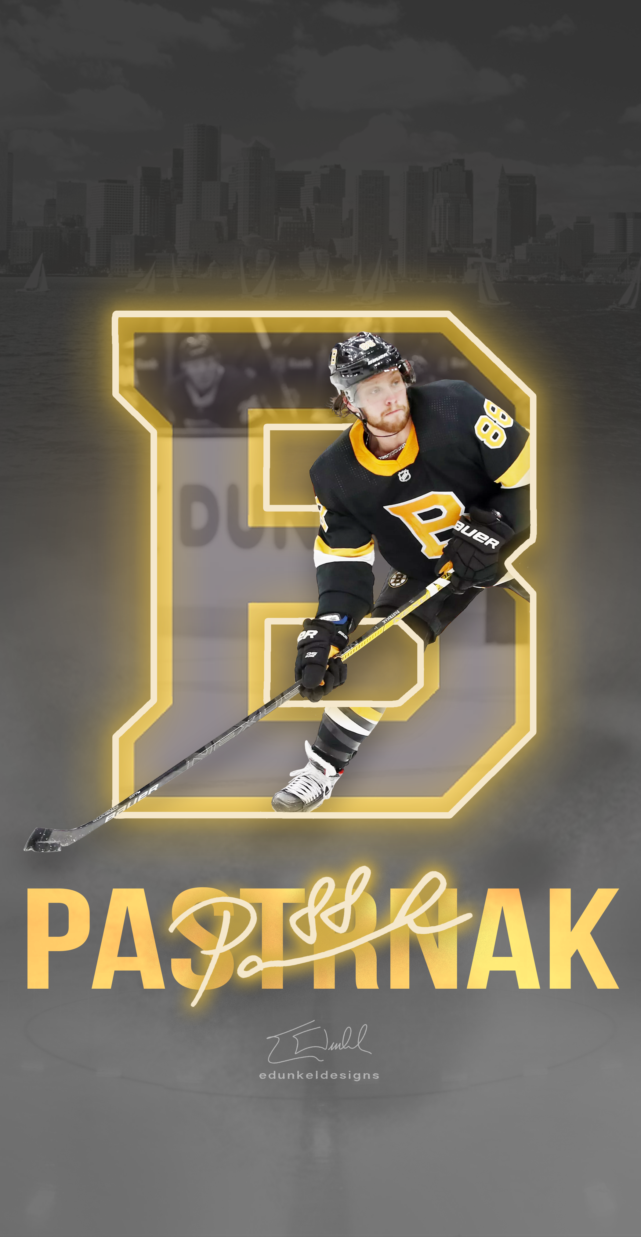 David Pastrnak Phone Wallpaper by Maddox Reksten on Dribbble