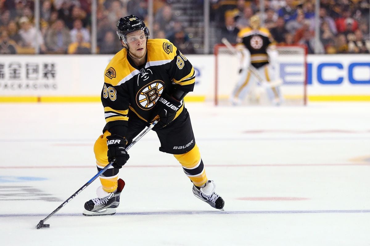 David Pastrnak suspended two games for his hit on Dan Girardi Cup of Chowder