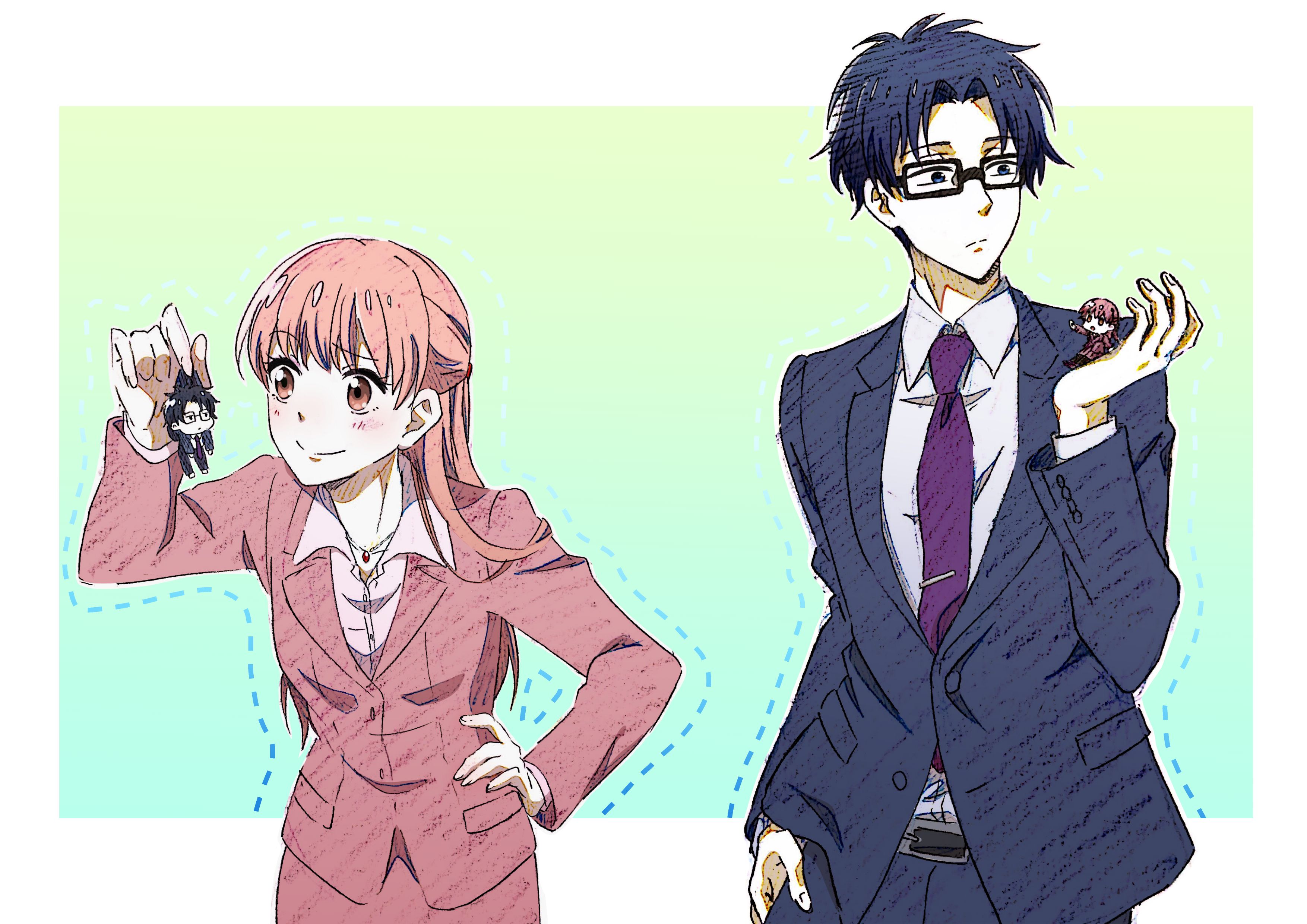 HD wallpaper: Anime, Wotaku ni Koi wa Muzukashii, Hirotaka Nifuji, Narumi  Momose