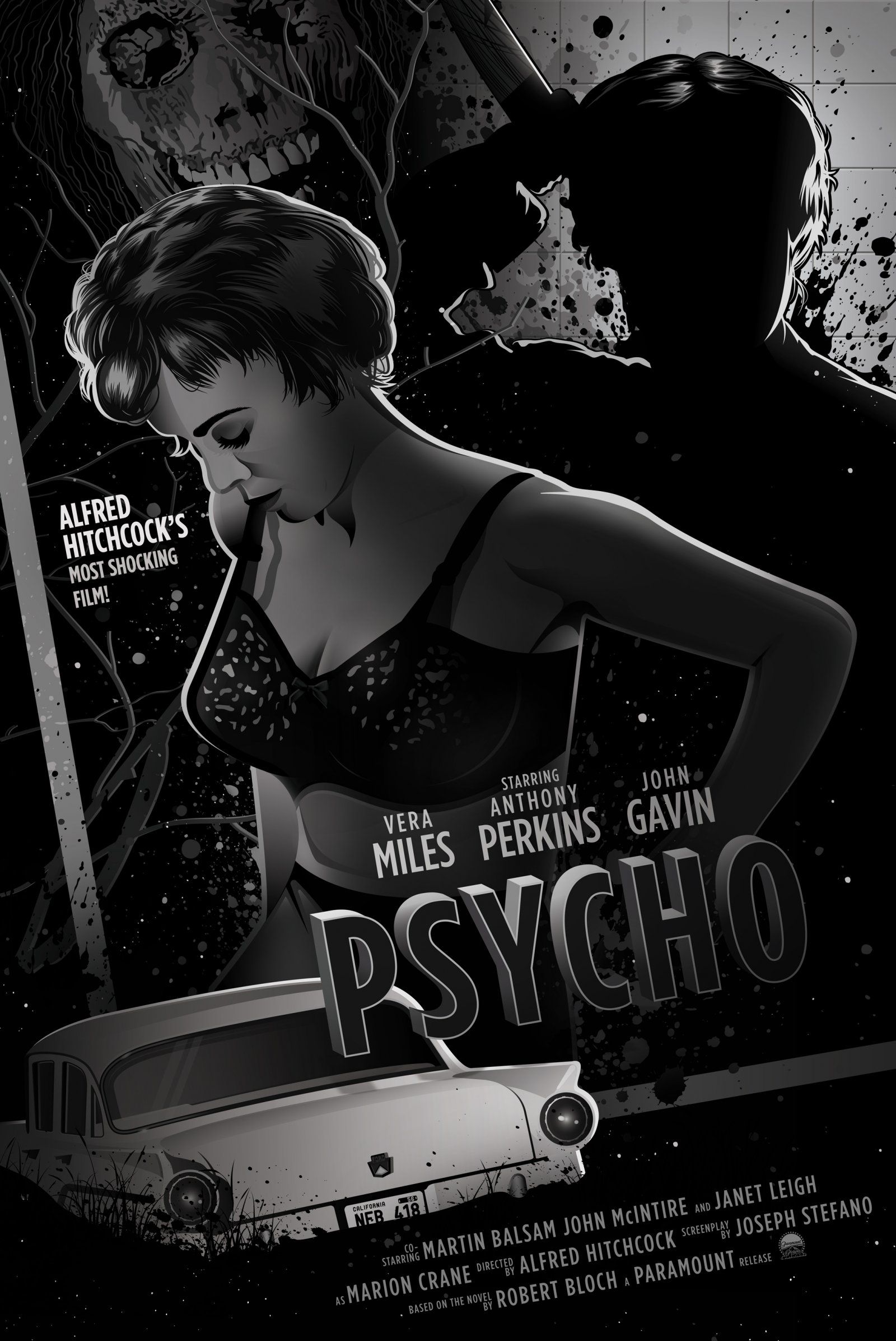 Psycho (1960) HD Wallpaper From Gallsource.com. Pôsteres de filmes, Fotos de filmes, Posters de filmes