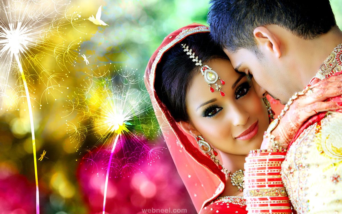 Indian Wedding Indian Cute Couple HD Wallpaper