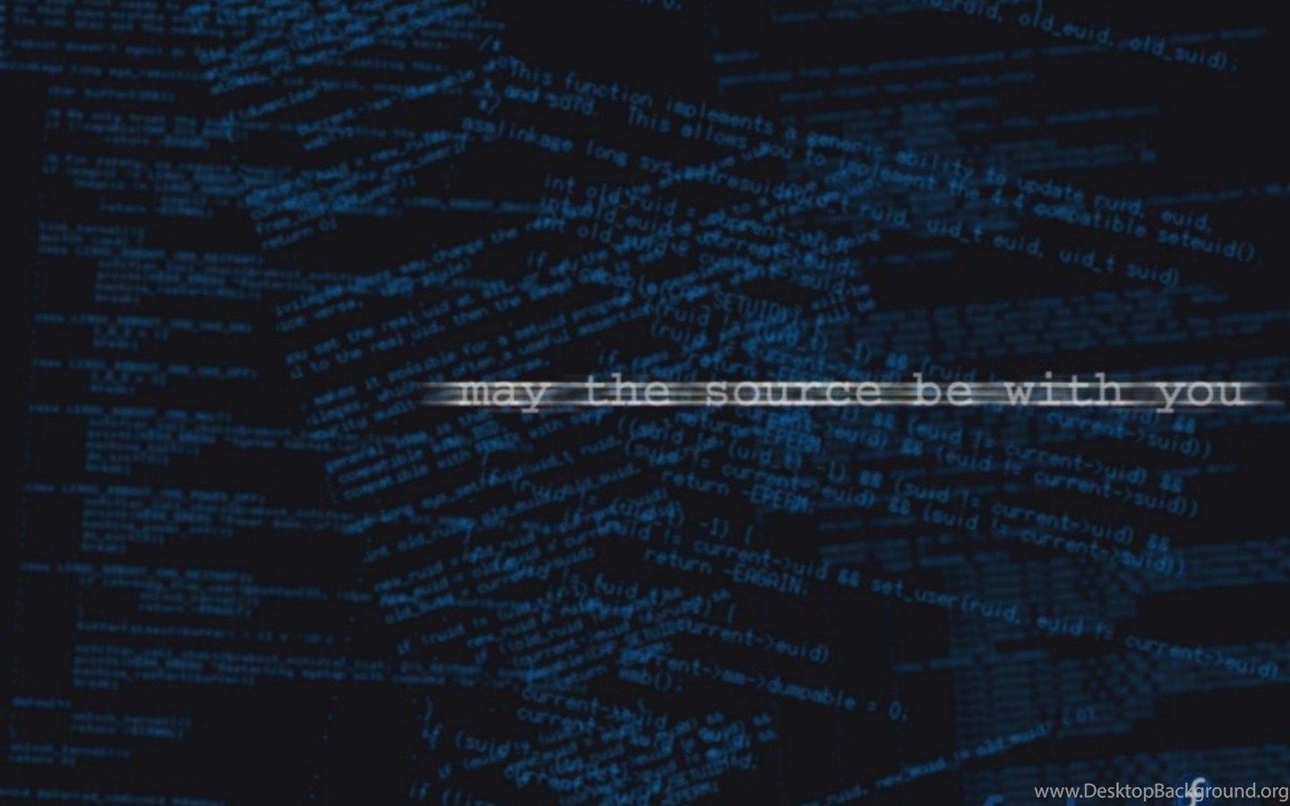 Fedora Open Source Wallpaper May The Source Be With You. Desktop Background