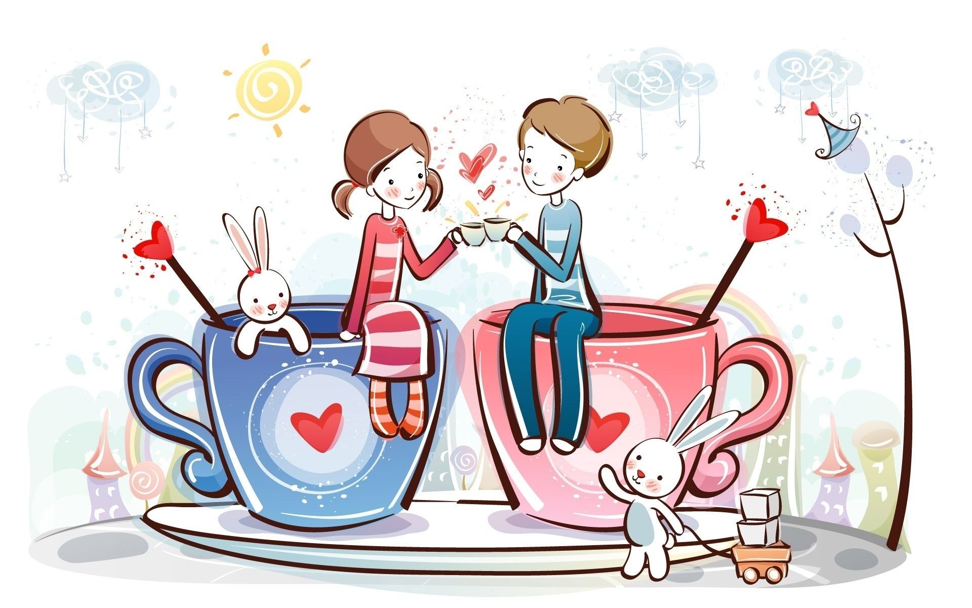 Cute Love Cartoons