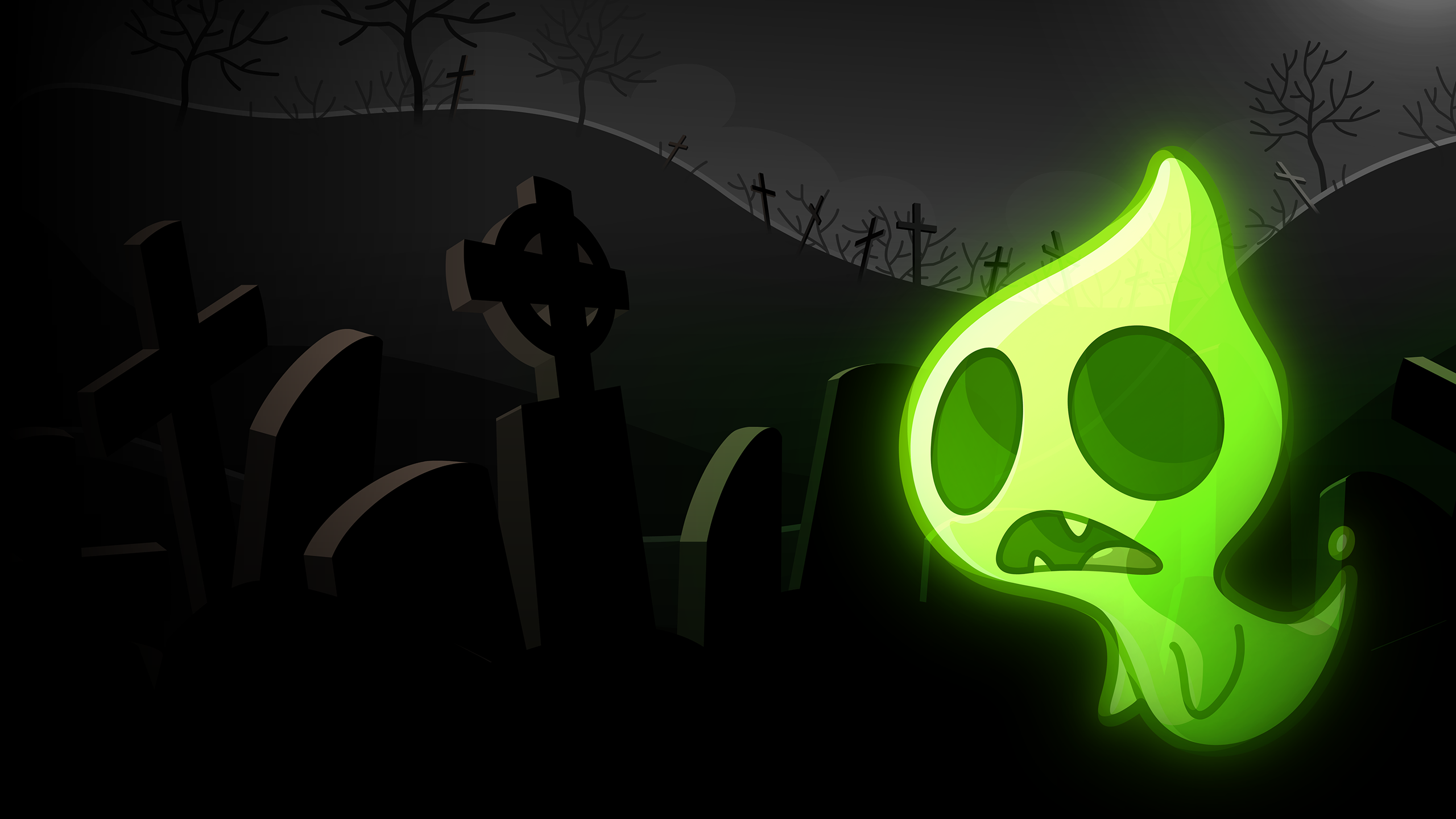 Halloween Green Wallpapers - Wallpaper Cave