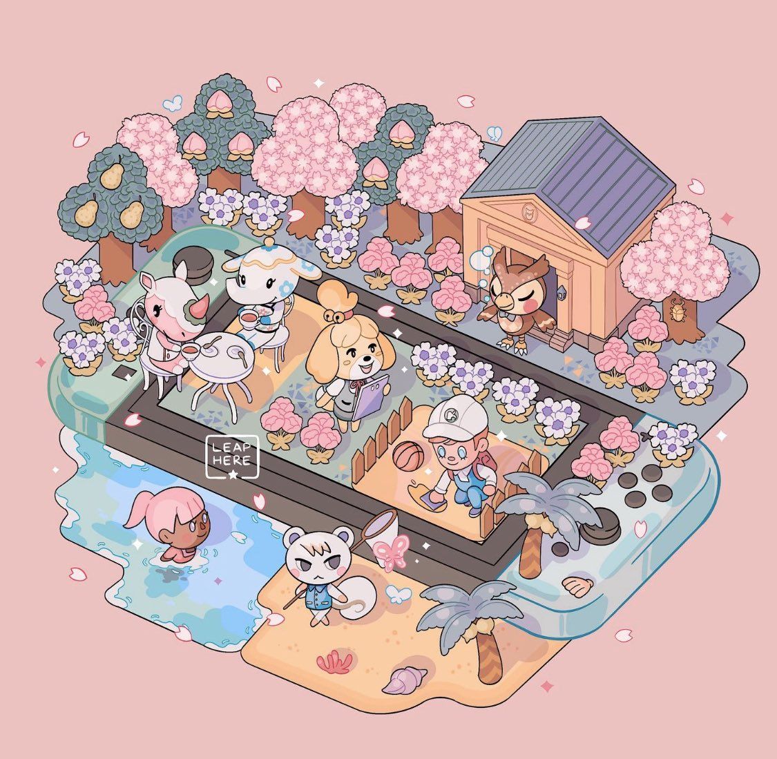 Kawaii Animal Crossing Wallpapers - Wallpaper Cave