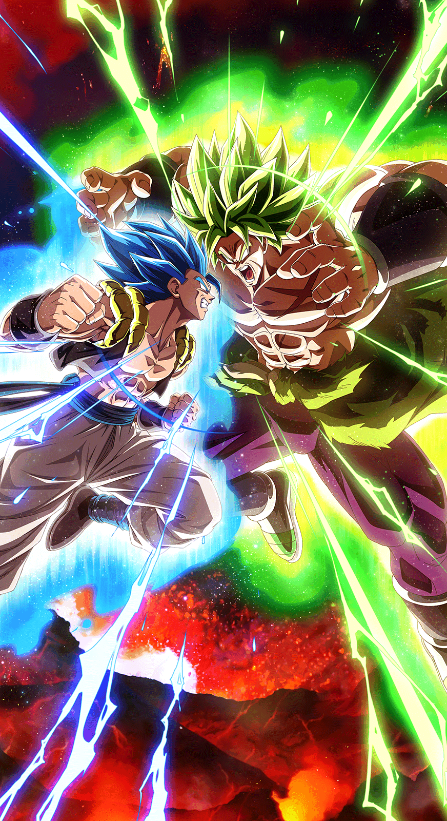 Goku Vs Broly Wallpapers Wallpaper Cave 