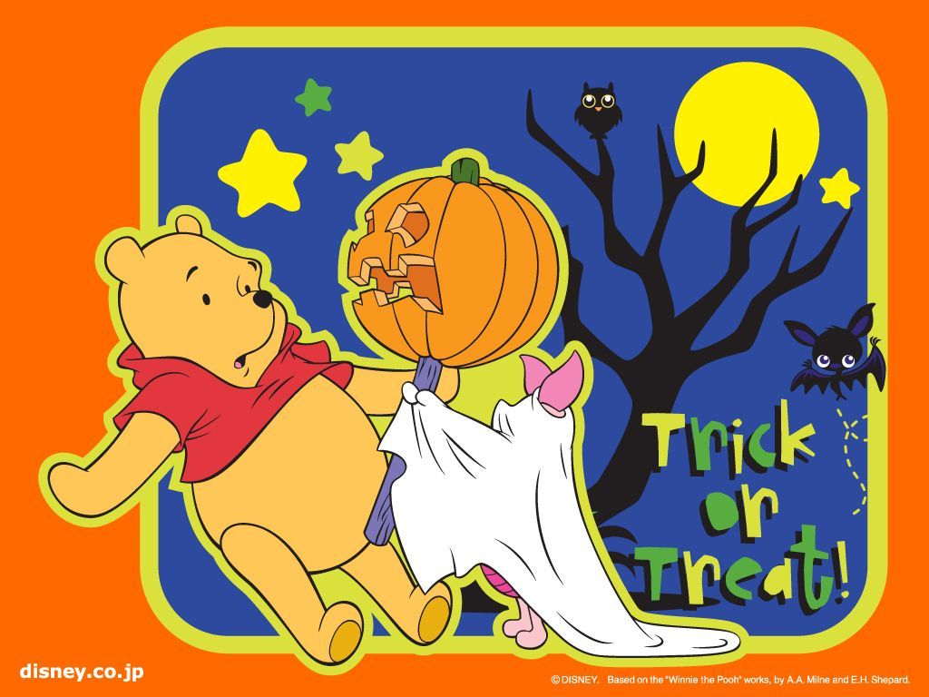 Winnie the Pooh Wallpaper: Winnie the Pooh Halloween Wallpaper. Winnie the pooh halloween, Pooh, Halloween wallpaper
