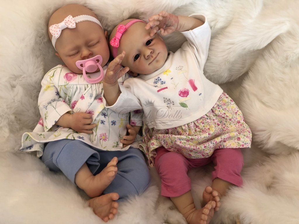 Elsie & Sadie Reborn Doll Twins