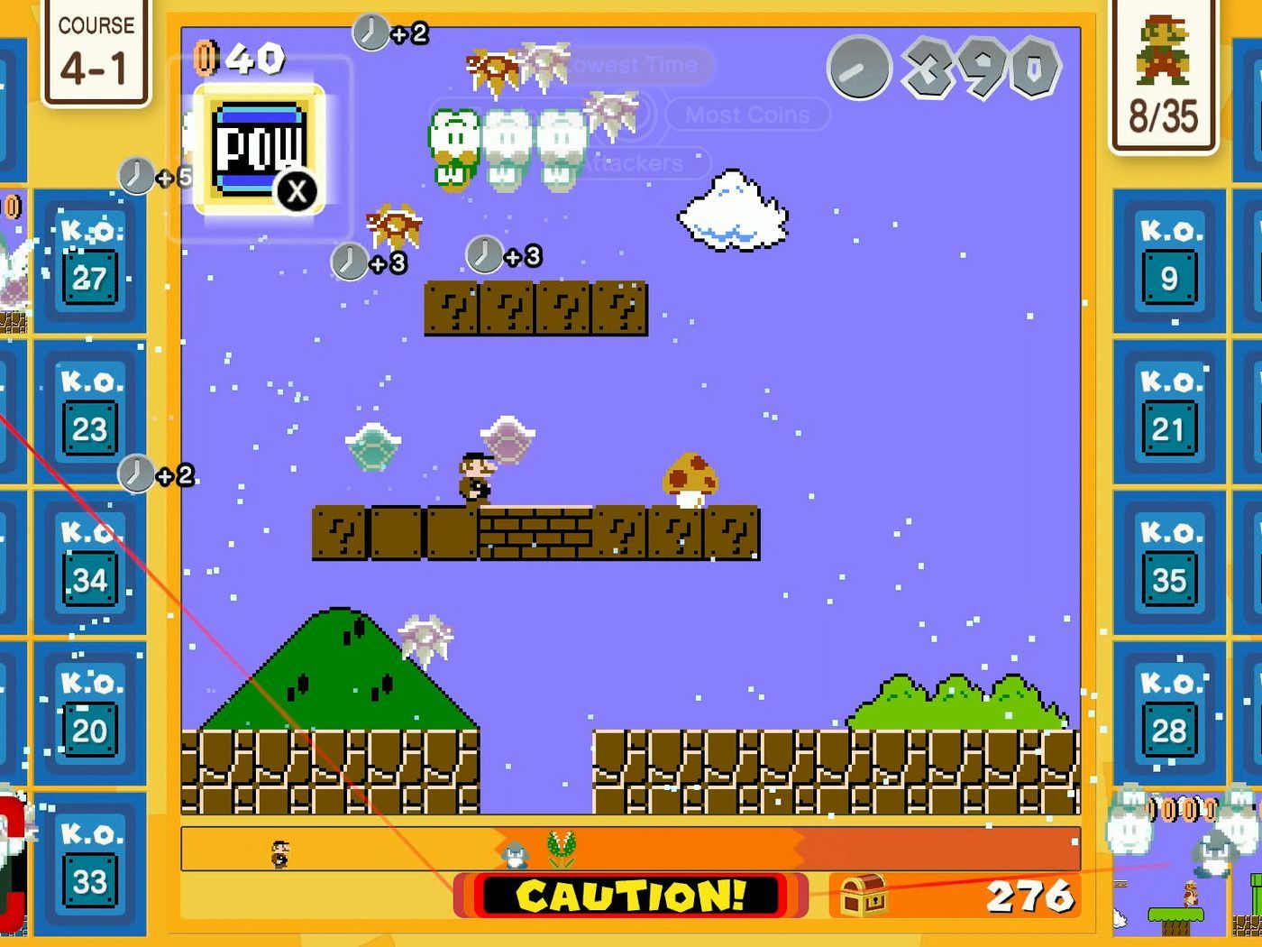 Super Mario Bros. 35 is a battle royale version of the original game