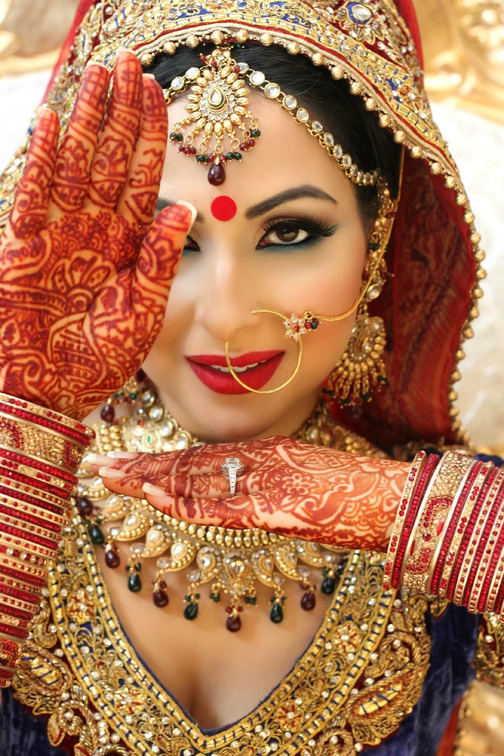 Traditional Indian Bridal Makeup Wallpaper