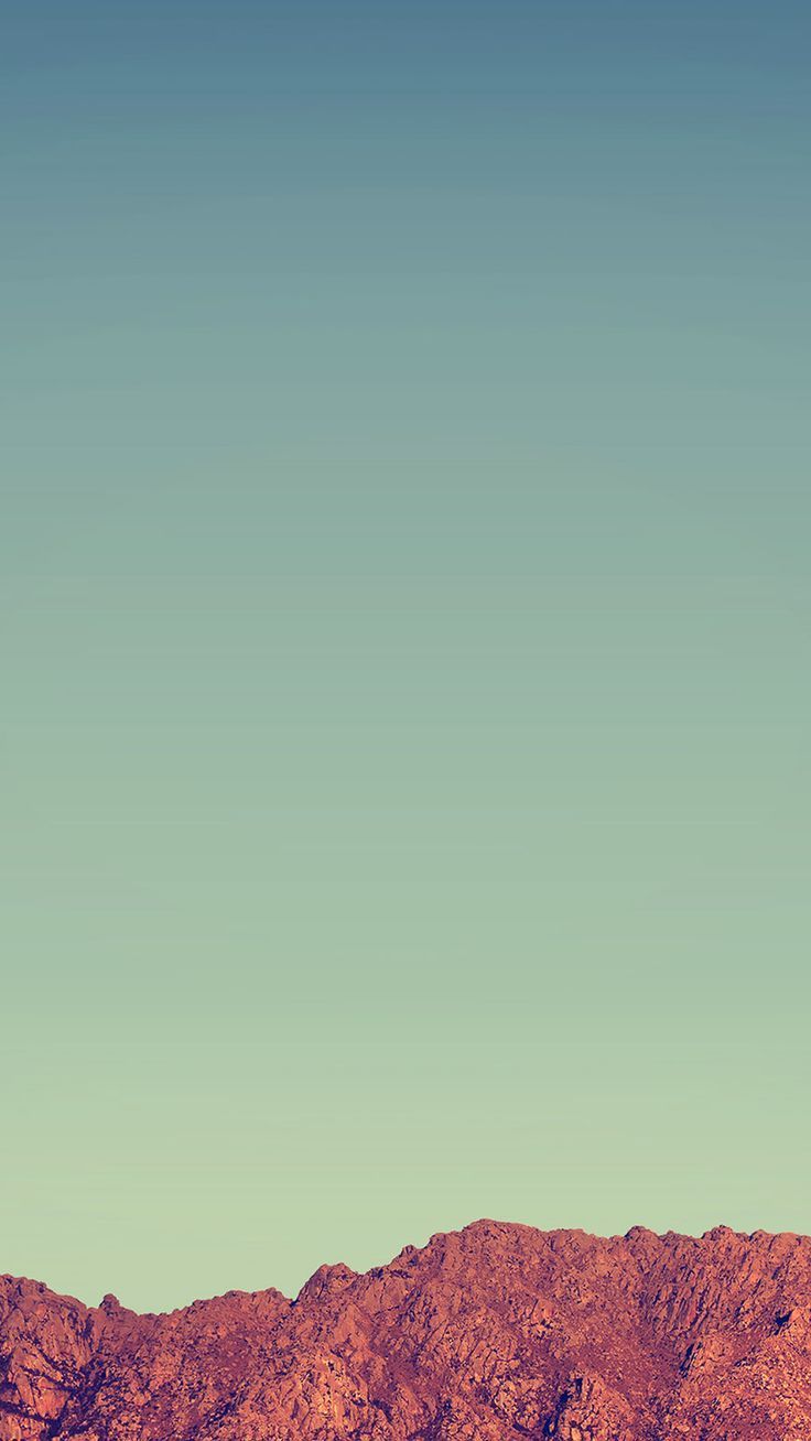 Pure Minimal Rock Mountain Blue Sky #iPhone #wallpaper. Apple wallpaper, Pastel background wallpaper, Best wallpaper for mobile