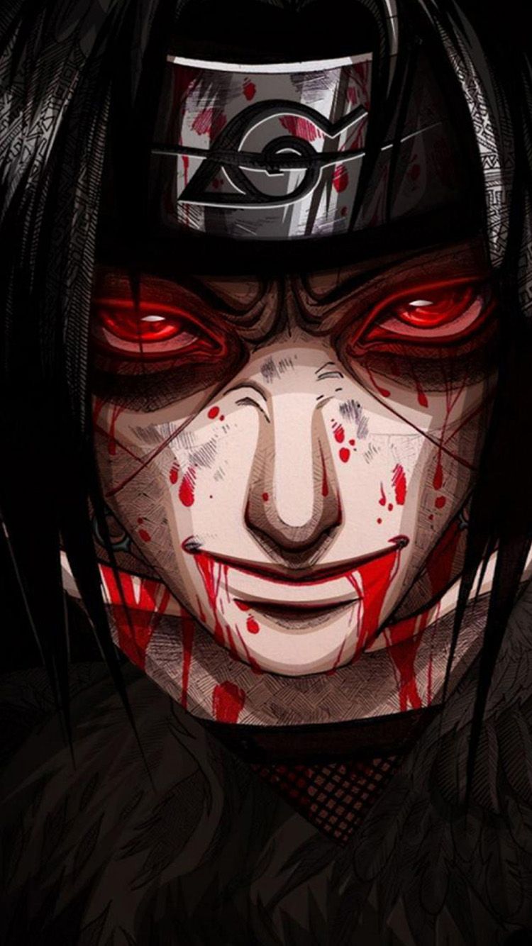 Itachi Uchiha, naruto, sharingan, japanese, japan, nature, houses, uchihas,  shippuden, HD phone wallpaper | Peakpx