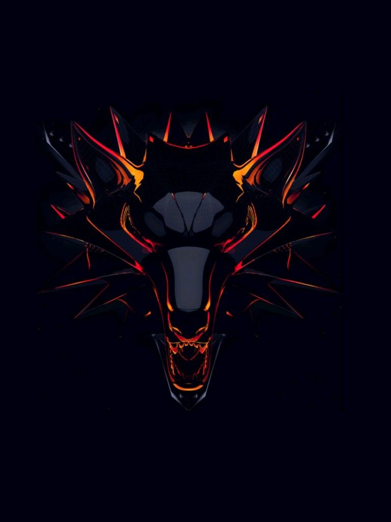 Wallpaper Witcher, Dark background, Black, Minimal, HD, Games,. Wallpaper for iPhone, Android, Mobile and Desktop