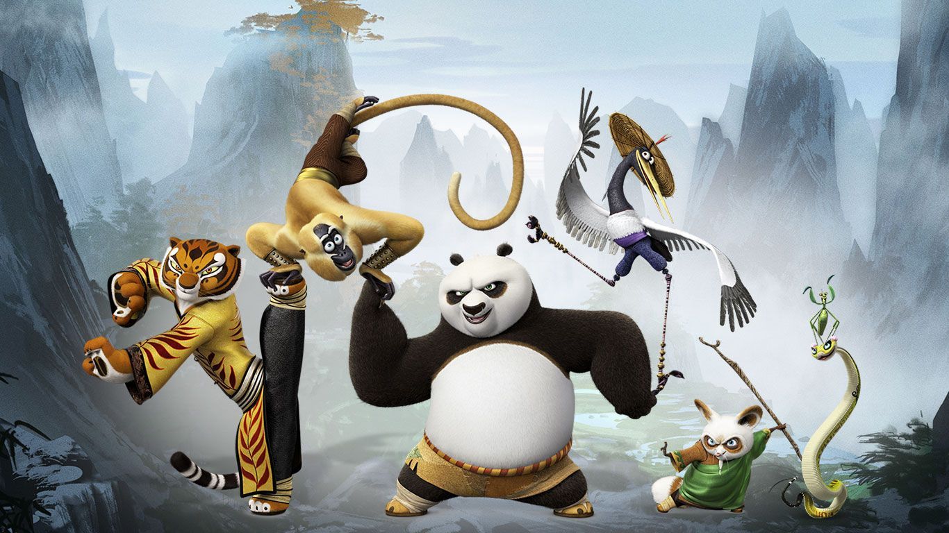 Kung Fu Panda 3 2016 Characters Wallpaper (1366×768). Kung Fu Panda, Panda Wallpaper, Kung Fu Panda 3