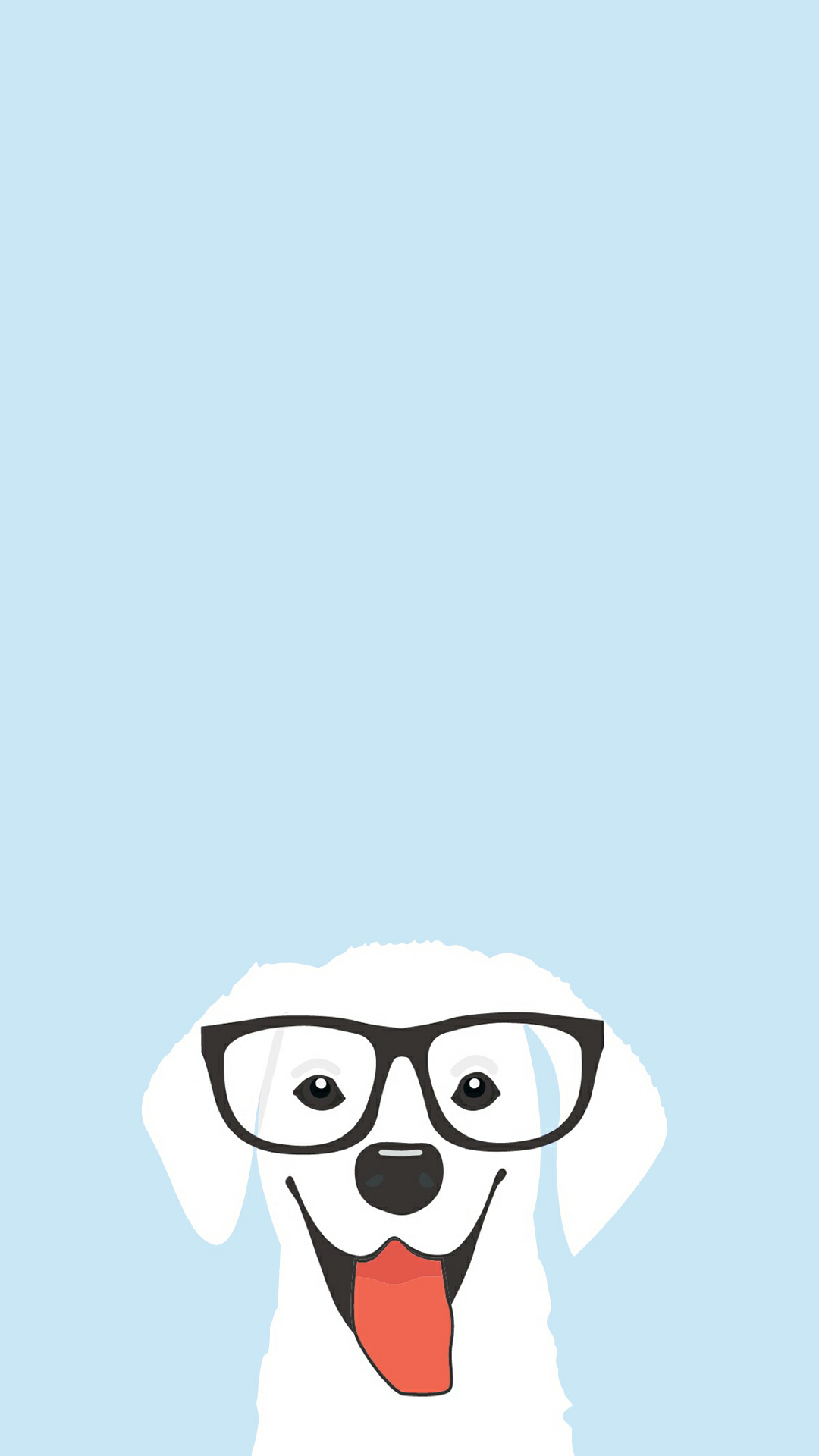 iPhone 6 Cute Dog Cartoon Wallpaper