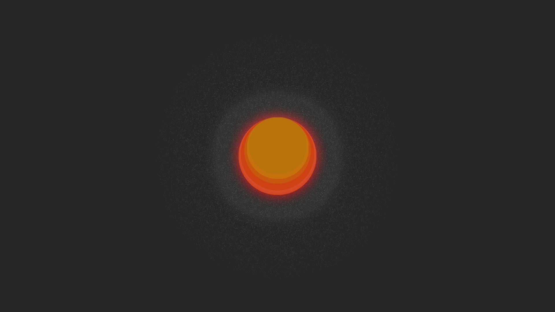 Sun, Orange, Red, Simple, Minimalism, Simple background, Space art, Space HD Wallpaper / Desktop and Mobile Image & Photo