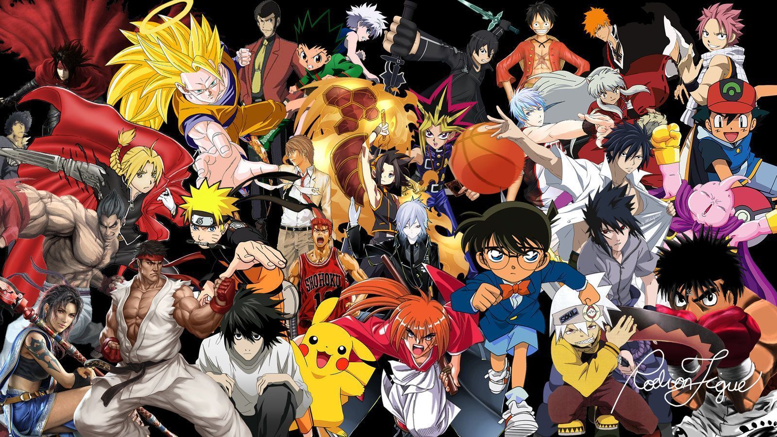 Anime Collage Wallpaper Free Anime Collage Background - Anime, Awesome anime, Collage background