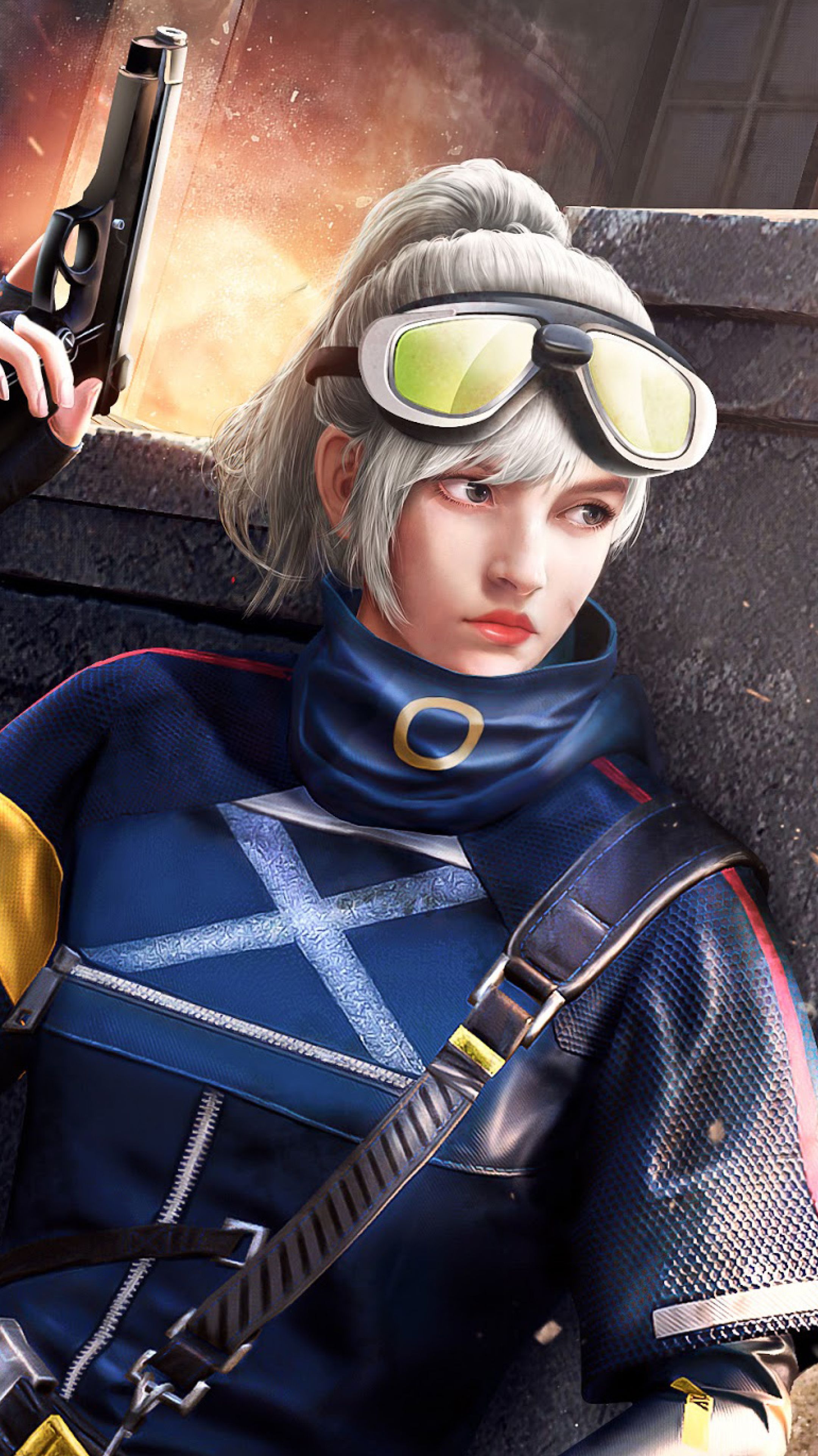 PUBG Girl with Weapon Sony Xperia X, XZ, Z5 Premium Wallpaper, HD Games 4K Wallpaper, Image, Photo and Background