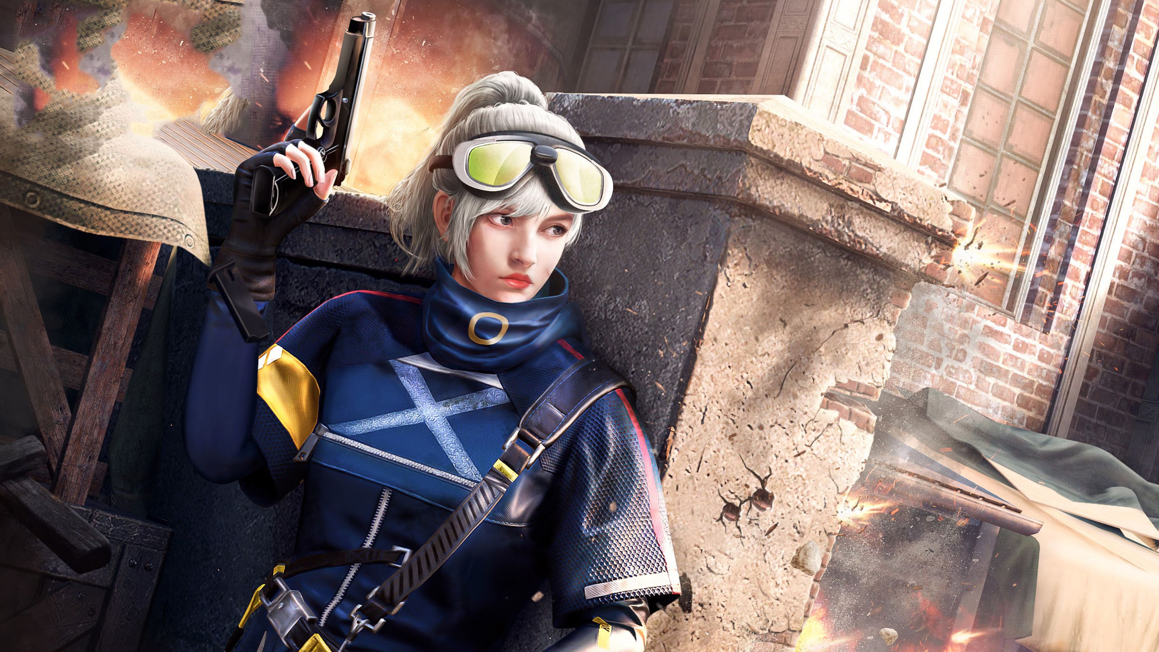 PUBG Girl with Weapon 4K Wallpaper, HD Games 4K Wallpaper, Image, Photo and Background