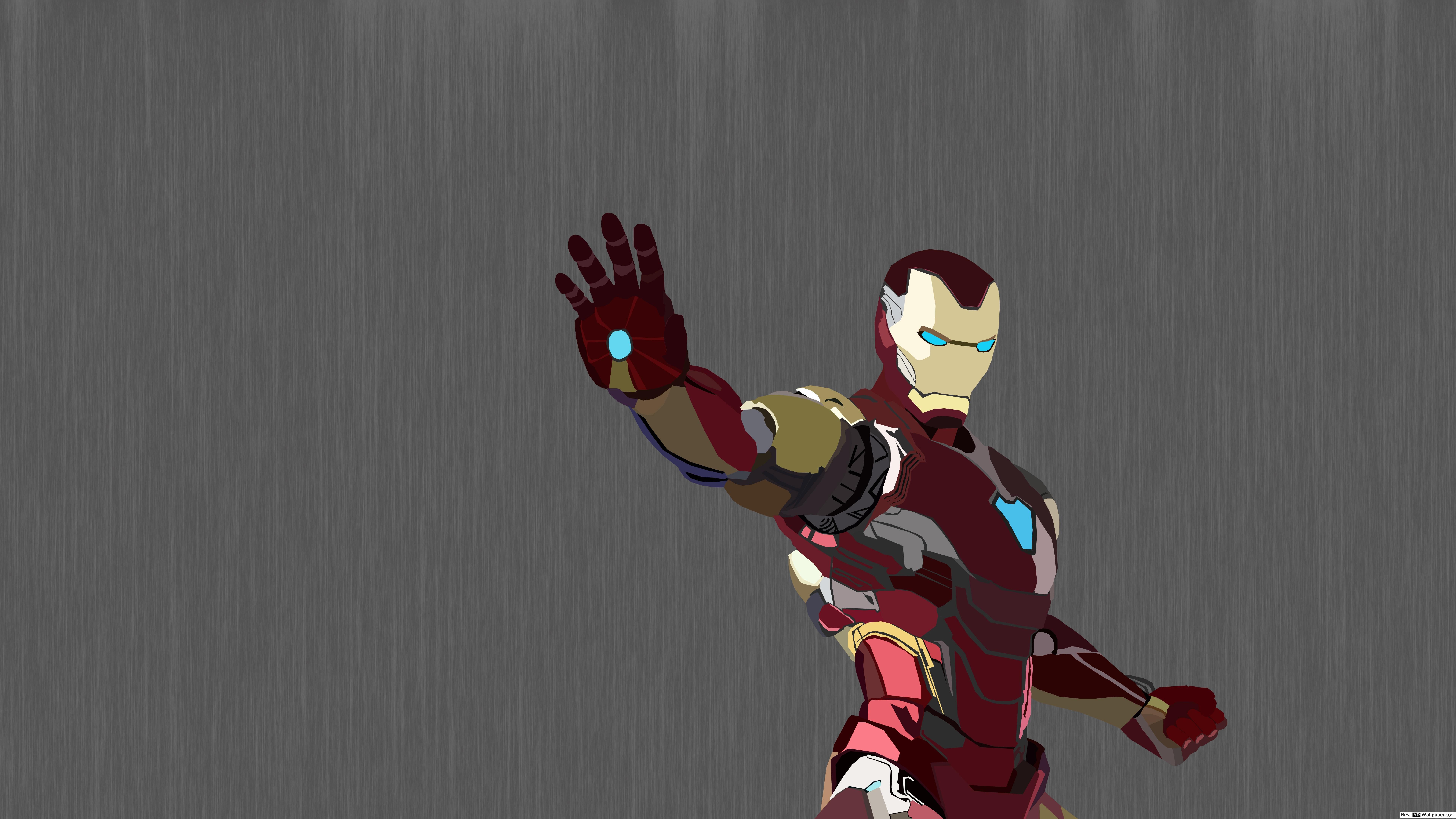 Iron Man (Minimalist Fanart) HD wallpaper download