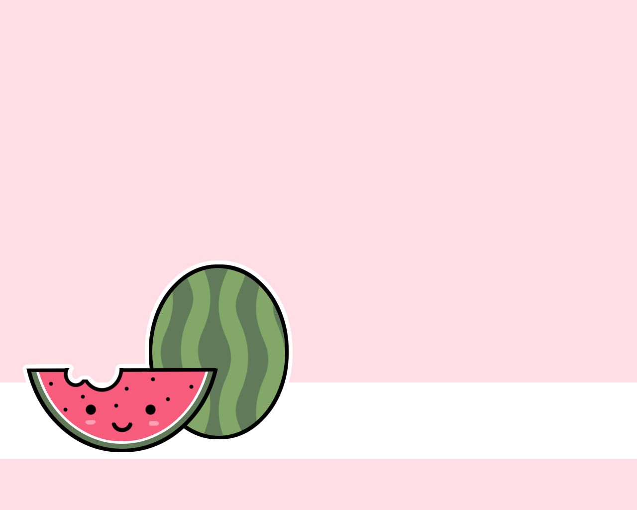 Kawaii Wallpaper: Watermelon. Watermelon wallpaper, Tumblr background, Powerpoint background design