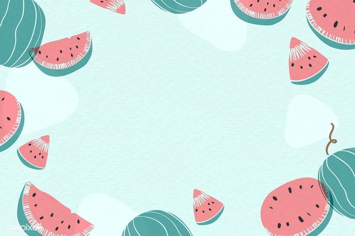 Watermelon Kawaii Wallpapers Wallpaper Cave