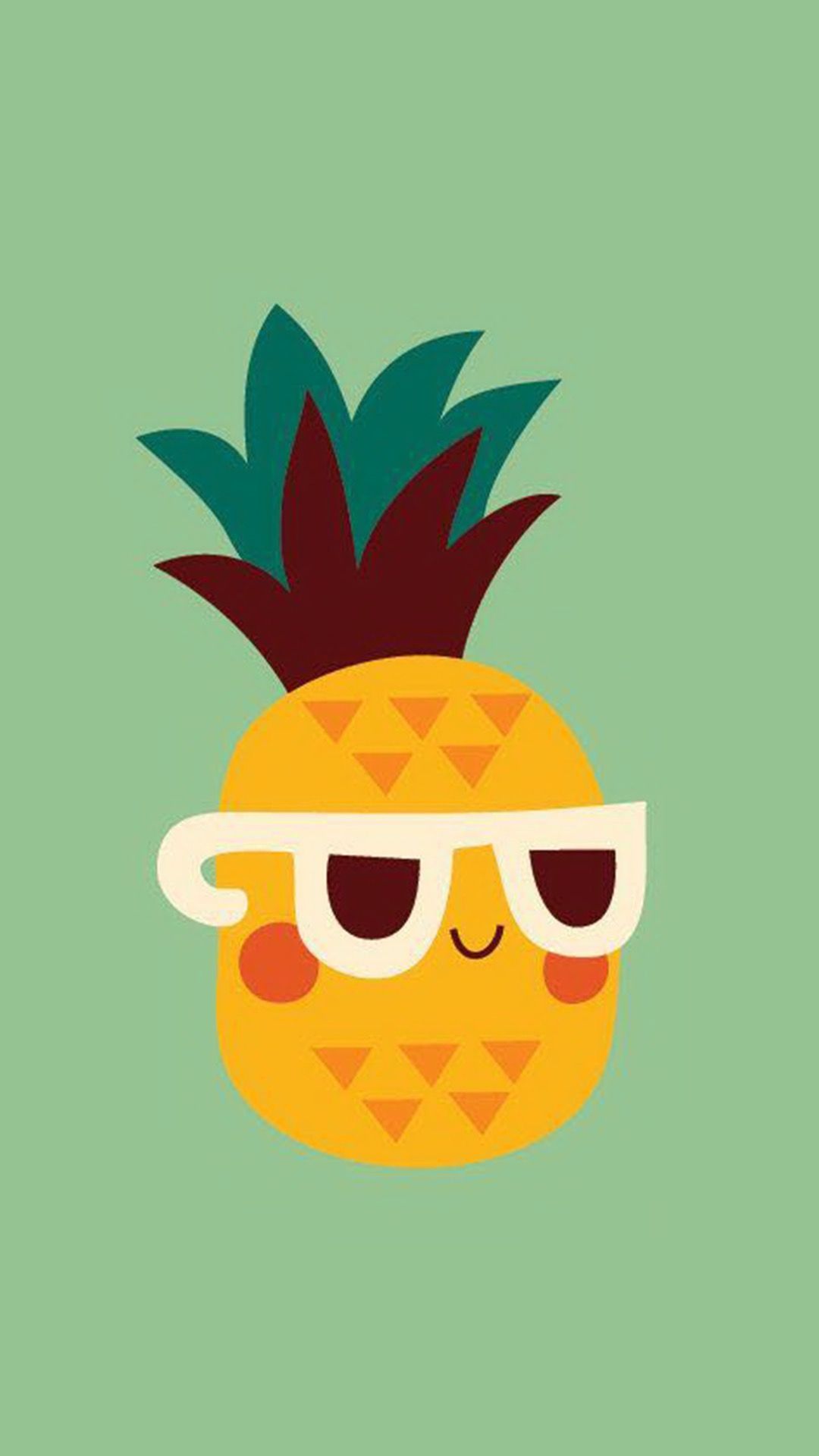 Pineapple Kawaii Wallpaper