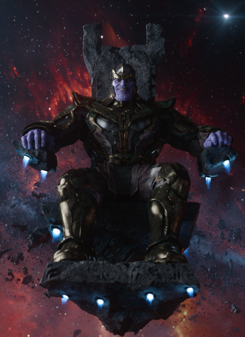 Space Throne. Marvel Cinematic Universe