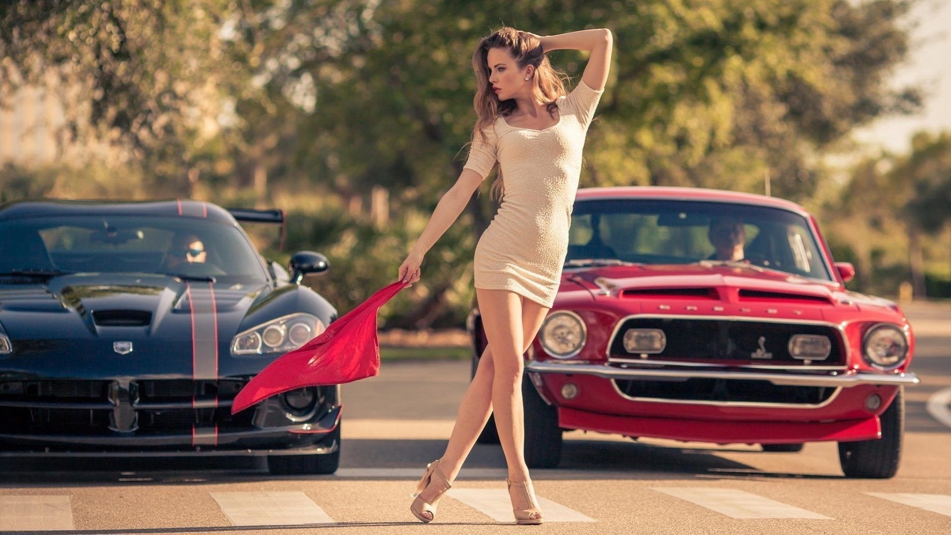 Race Girl Wallpaper. Mustang girl, Car girls, Ford mustang shelby