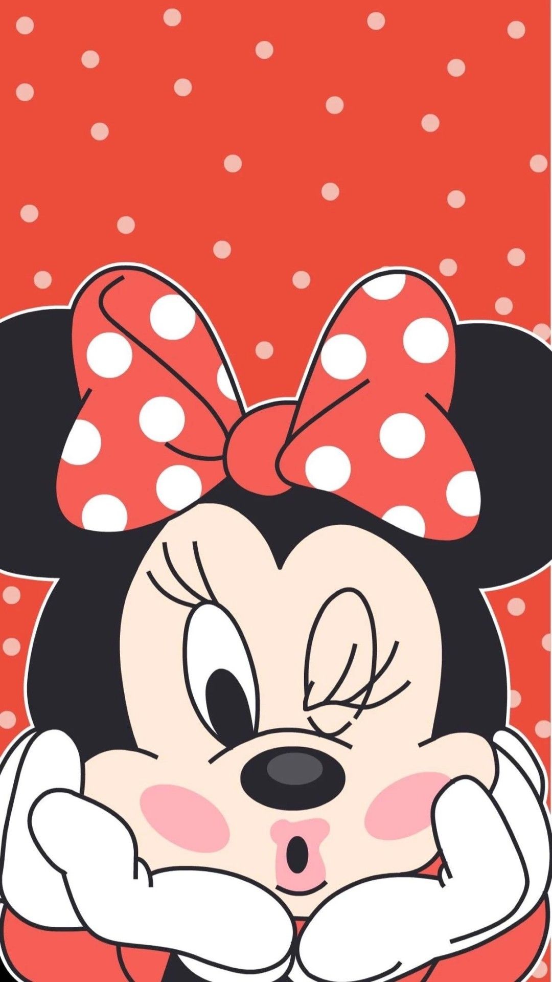Cute Minnie Wall. Mickey mouse wallpaper, Mickey mouse art, Mickey mouse wallpaper iphone