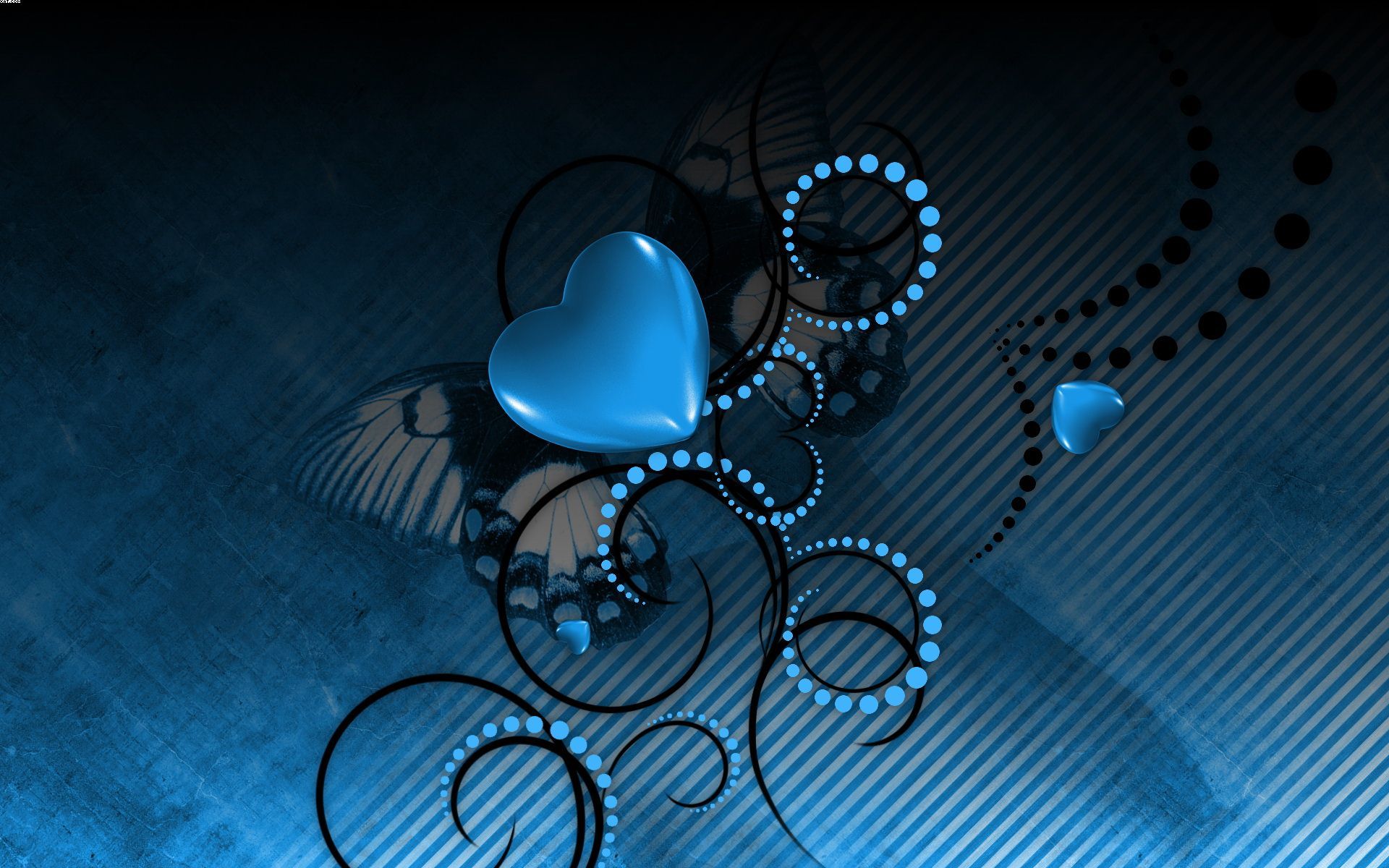 Blue Love wallpaper