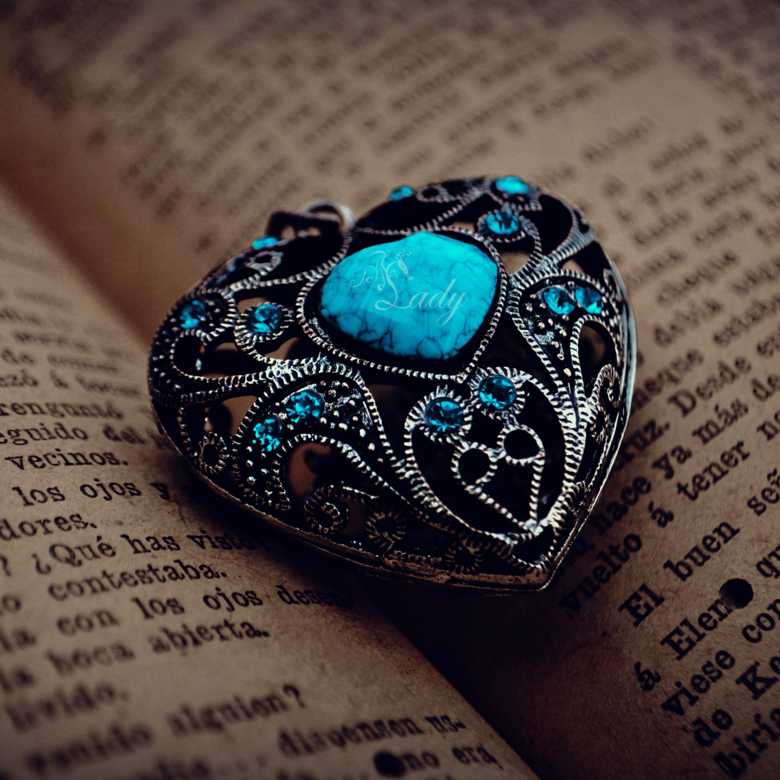 Wallpaper Heart Stone, Love Heart, Blue, Book, HD, Love,. Wallpaper for iPhone, Android, Mobile and Desktop