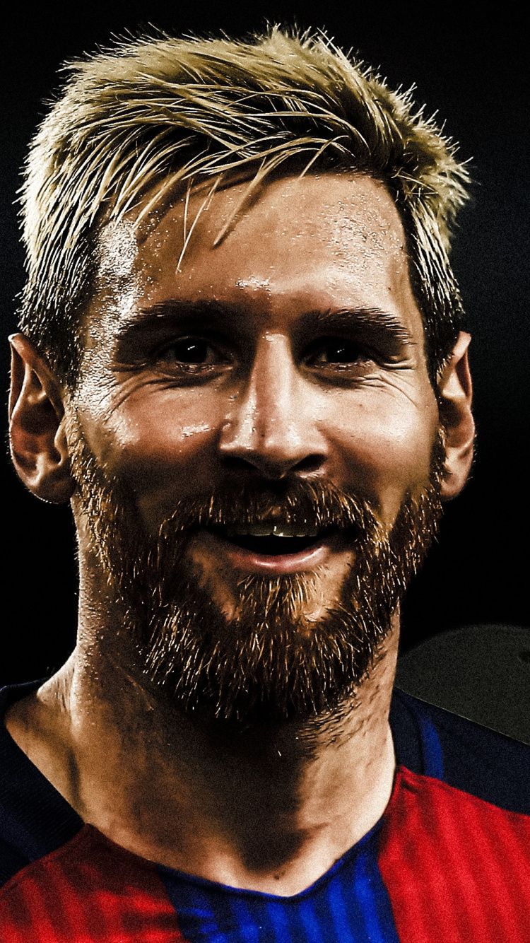 Download Smile, celebrity, Lionel Messi wallpaper, 750x iphone iPhone 8