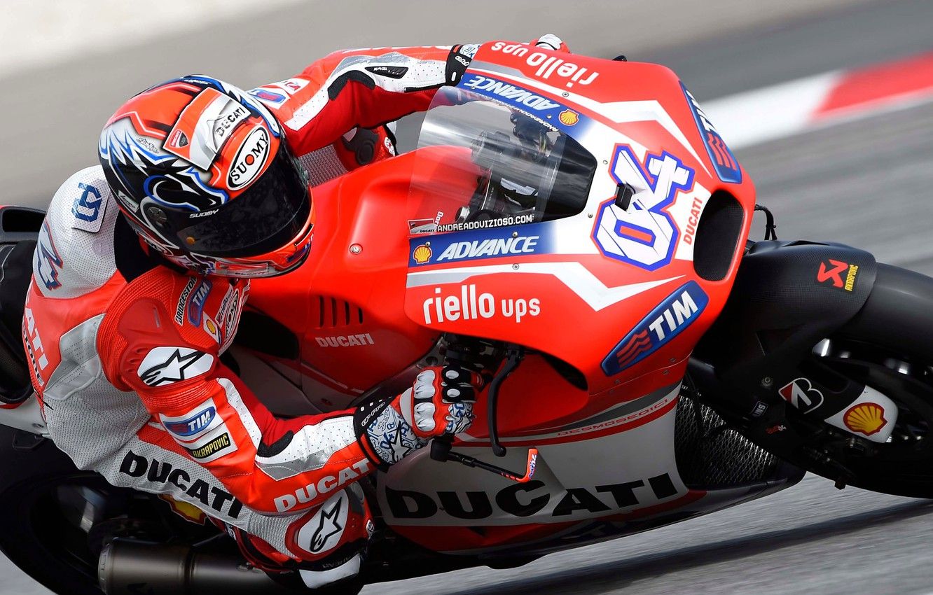 Wallpaper Turn, Motorcycle, Race, Ducati, MotoGP, Moto, Dovizioso image for desktop, section спорт