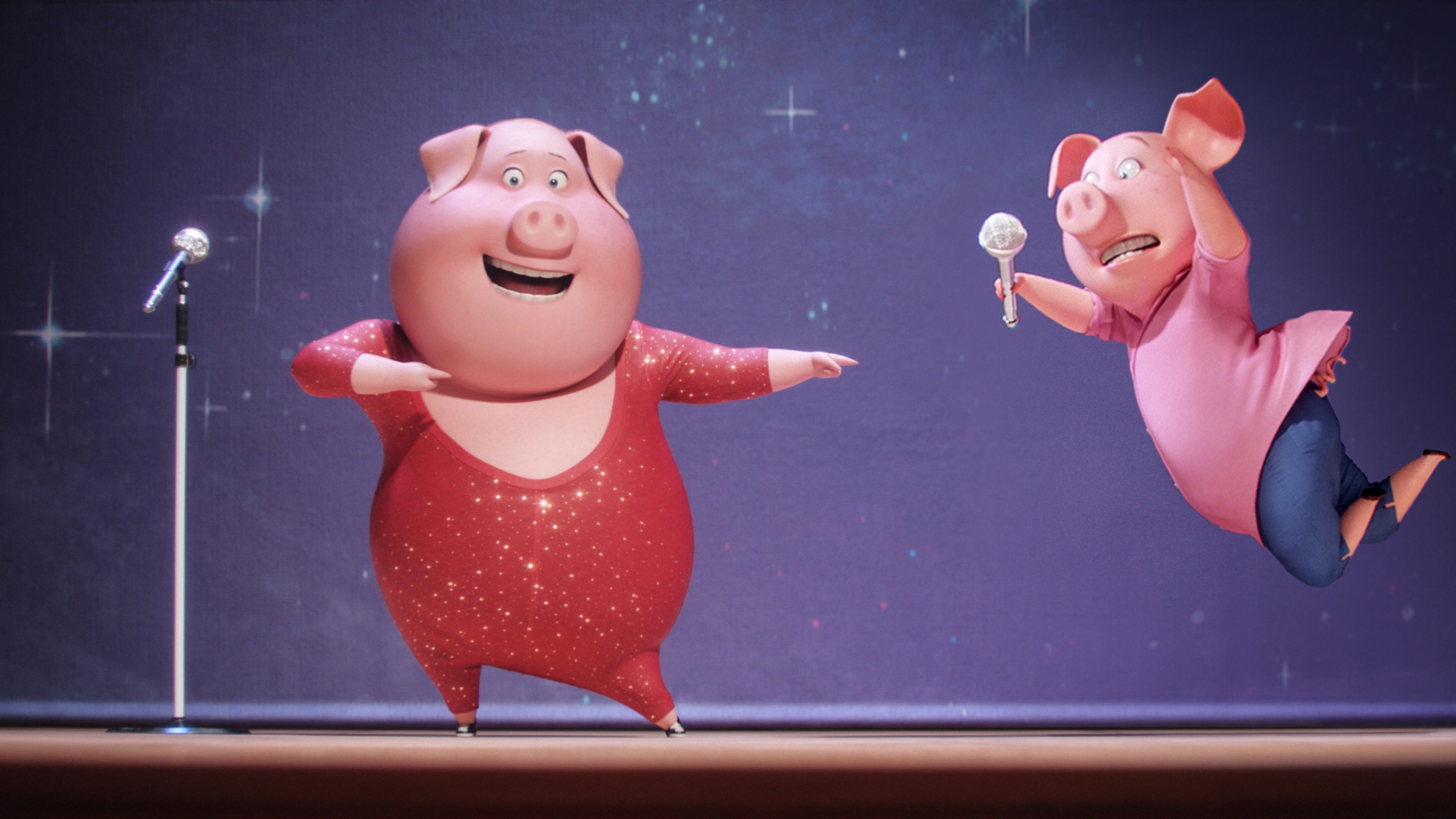 Wallpaper Sing, pig, gaga, best animation movies of Movies