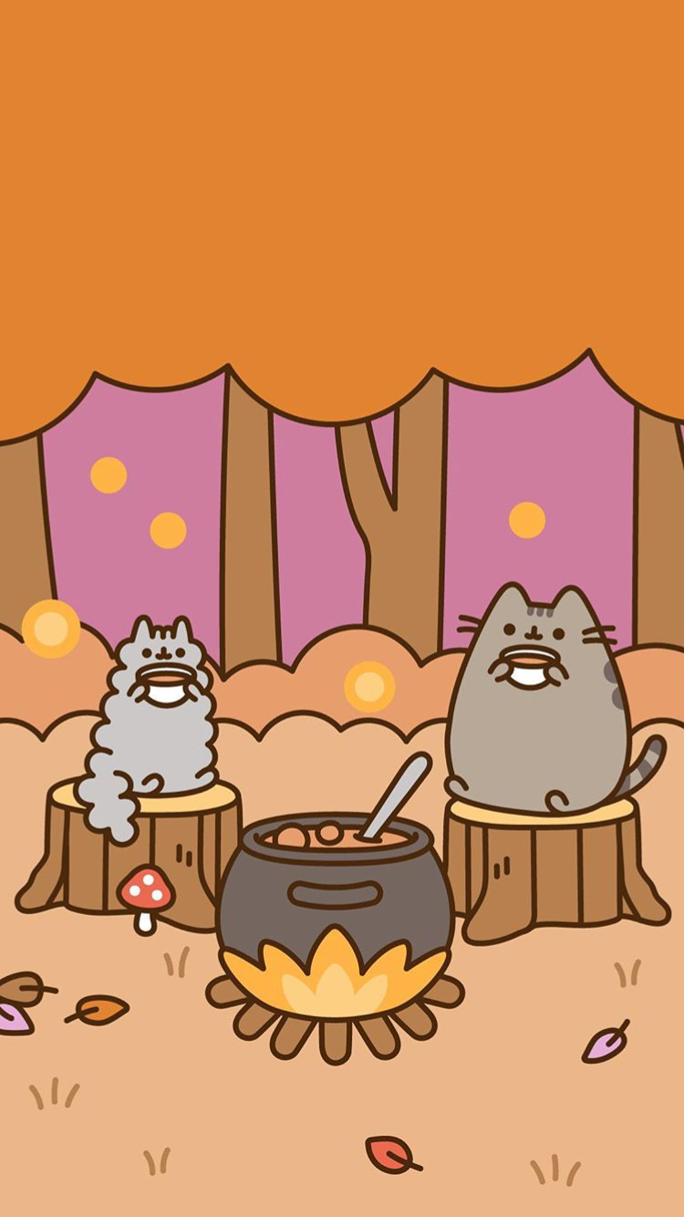 Cute Fall Cats Wallpapers - Wallpaper Cave