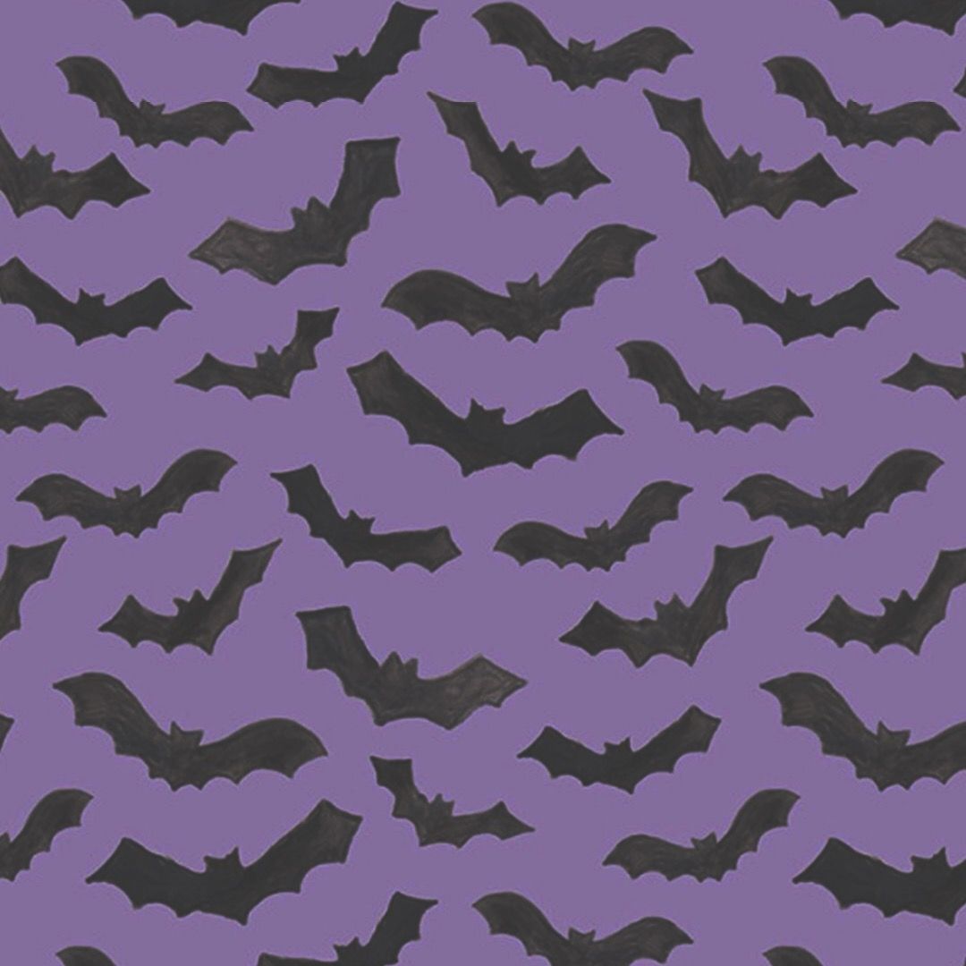 Cute Halloween Background Bats