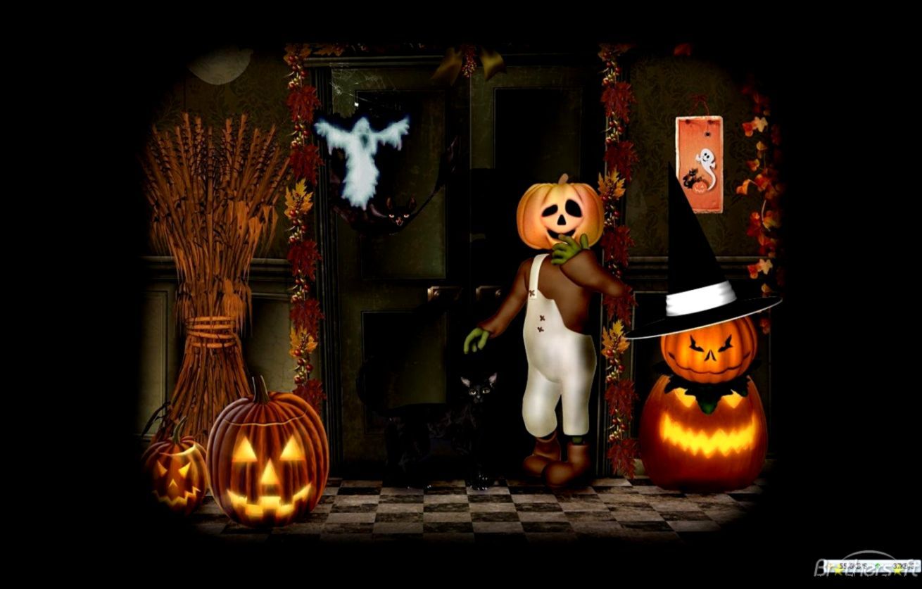 Collection of Cartoon Halloween Wallpaper on HDWallpaper 1310x837